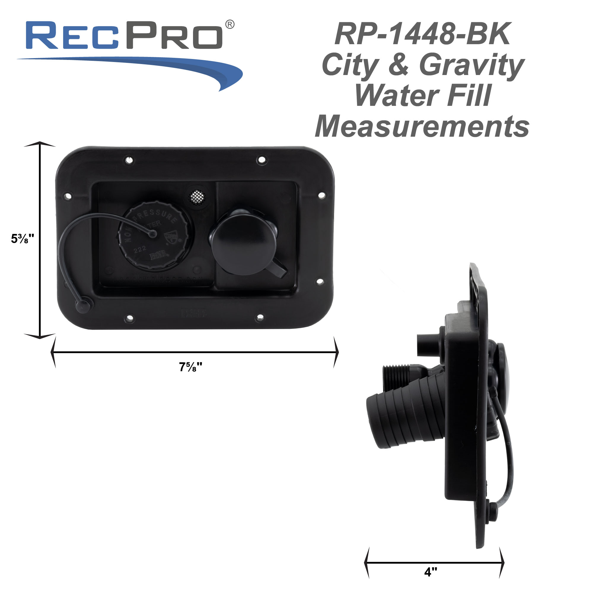 RV Water Pressure Regulator - RecPro