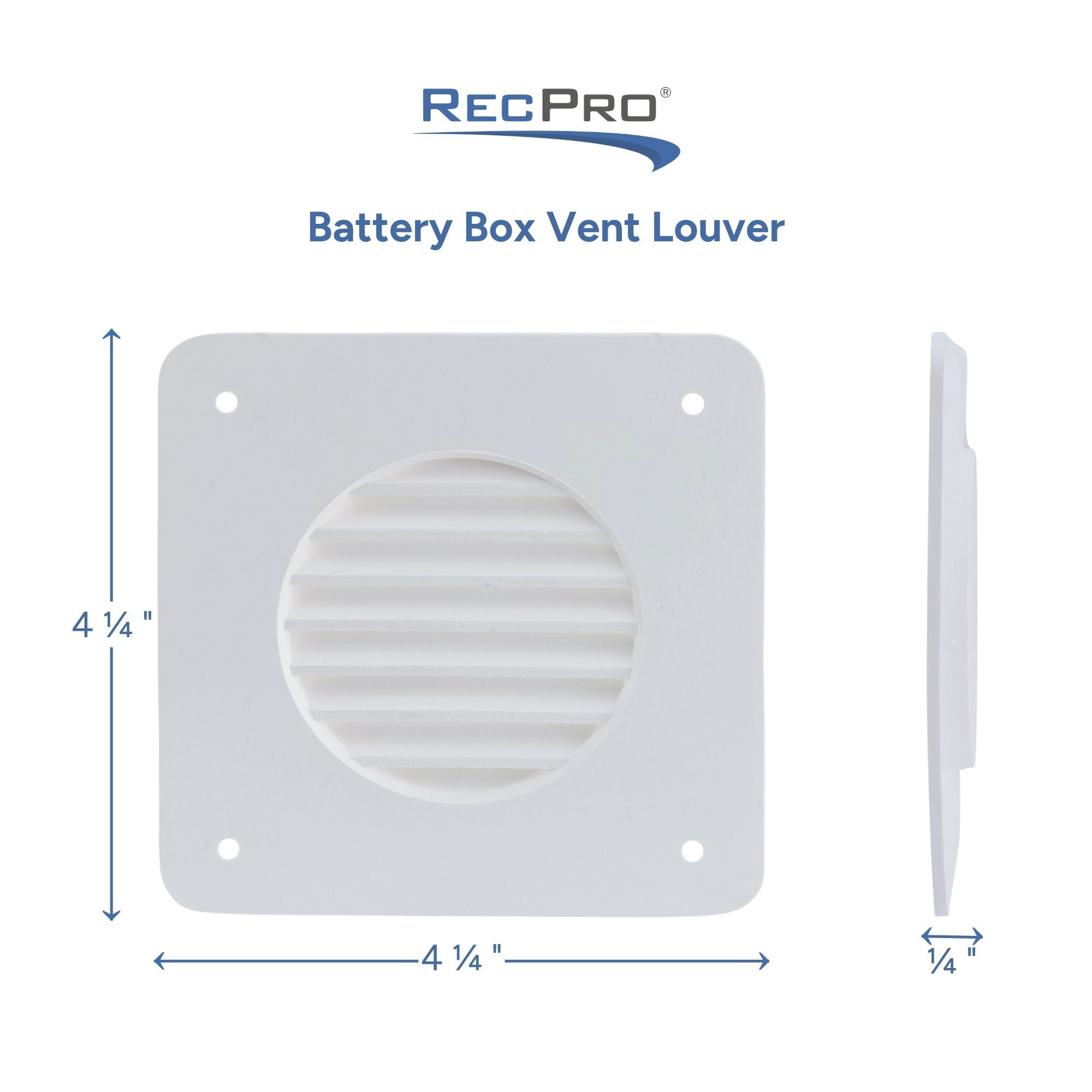 Battery Box Vent Louver Measurements Battery Box Vent Louver Measurements