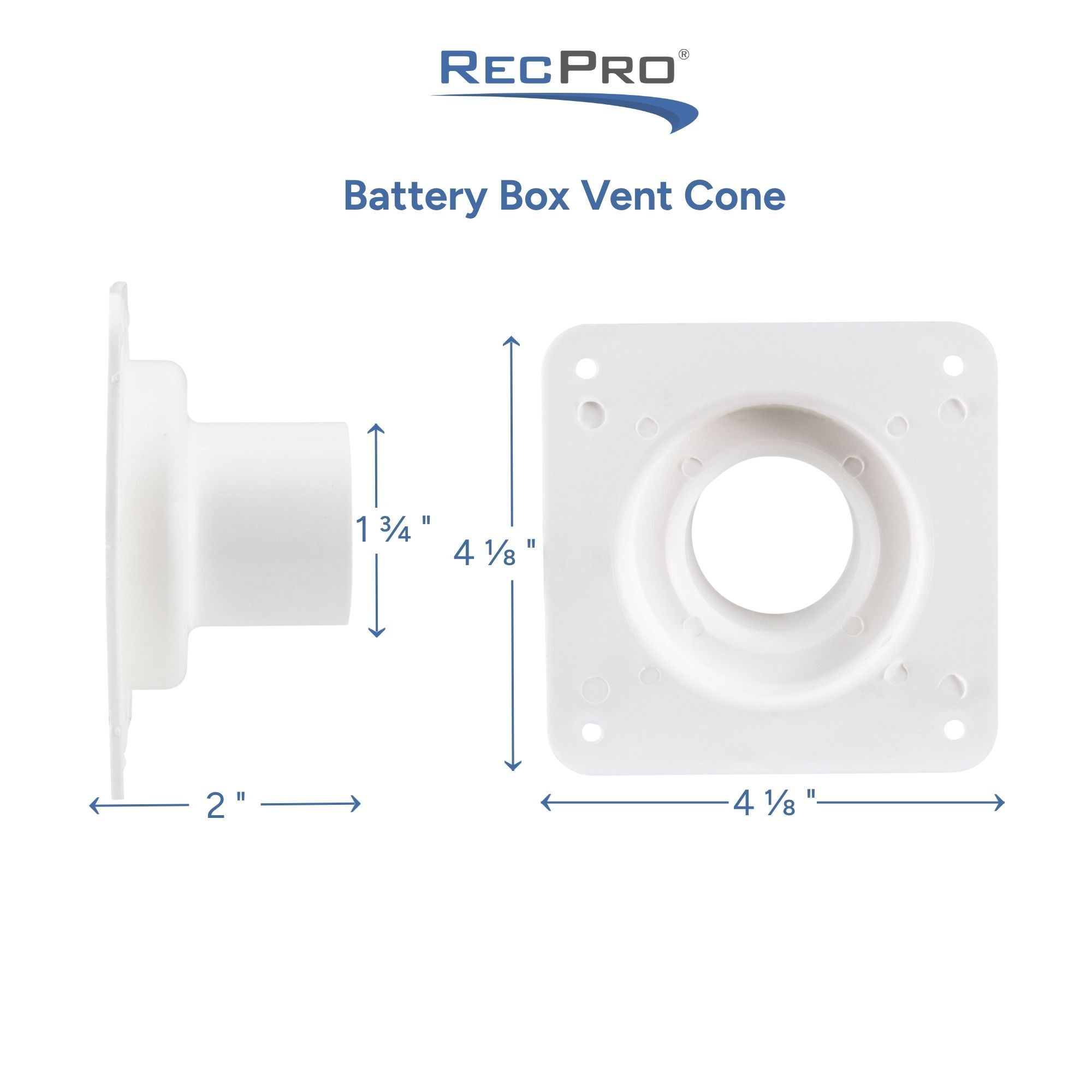 Battery Box Vent Cone Measurements 