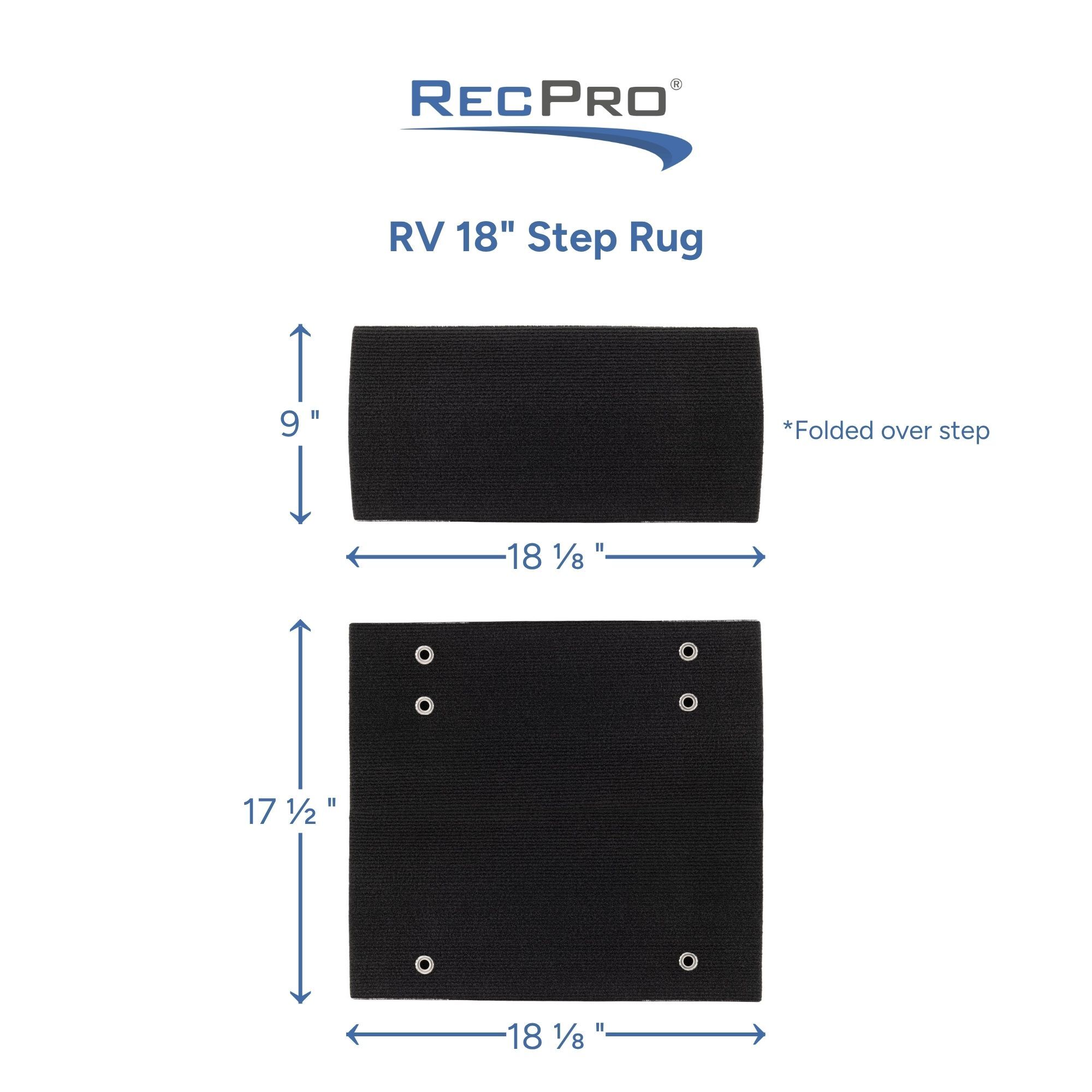 RV 18" Step Rug Measurements 