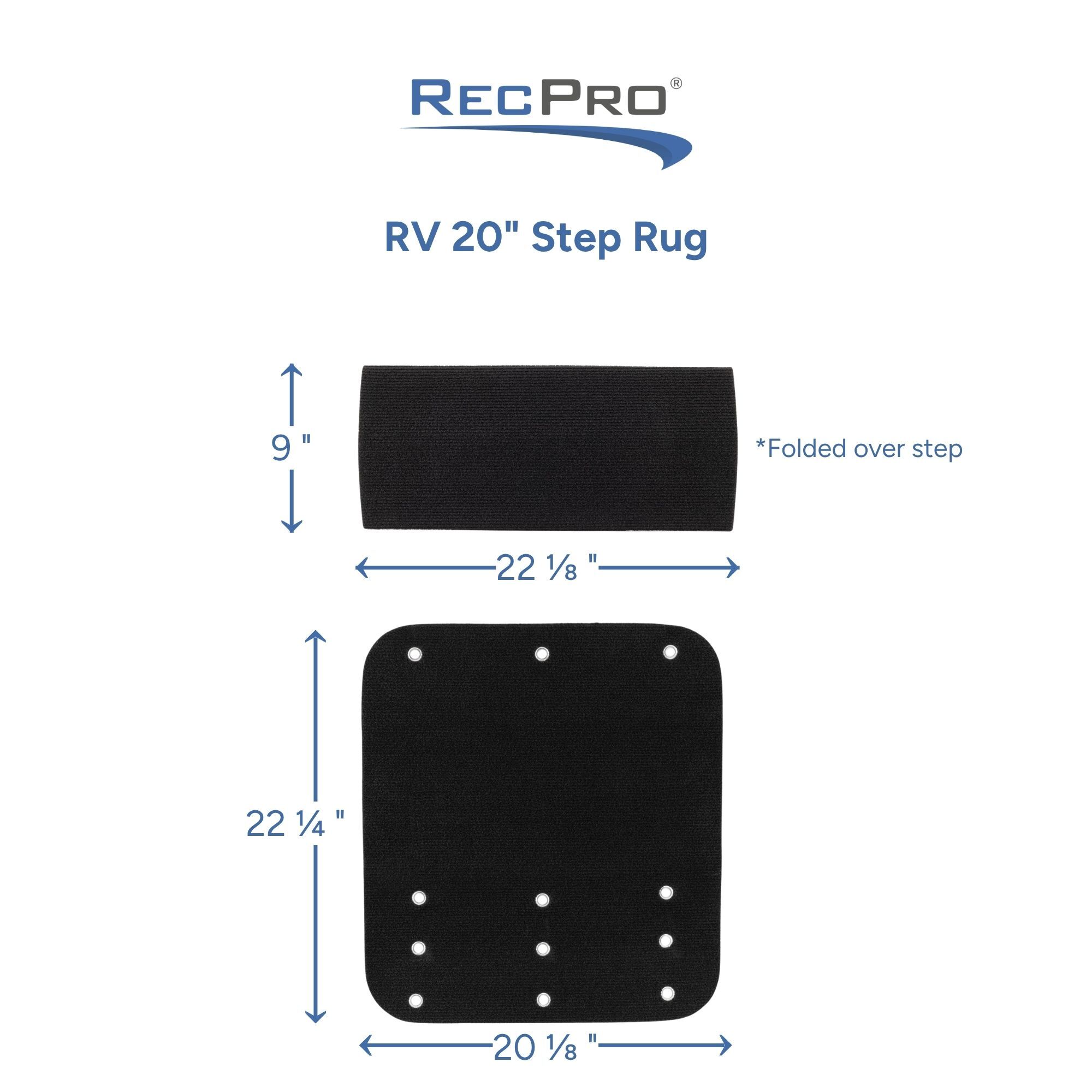RV 20" Step Rug Measurements 