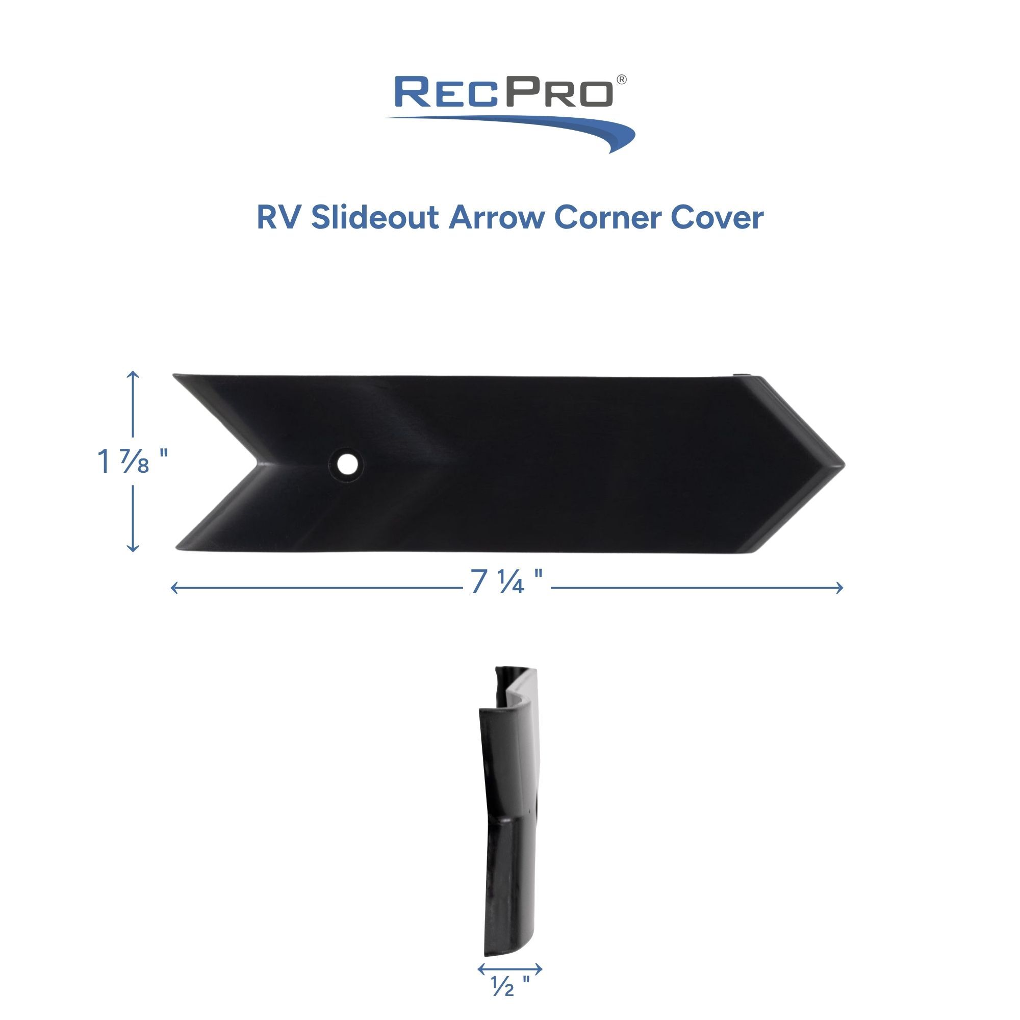 RV Slideout Arrow Corner Cover Measurements RV Slideout Arrow Corner Cover Measurements