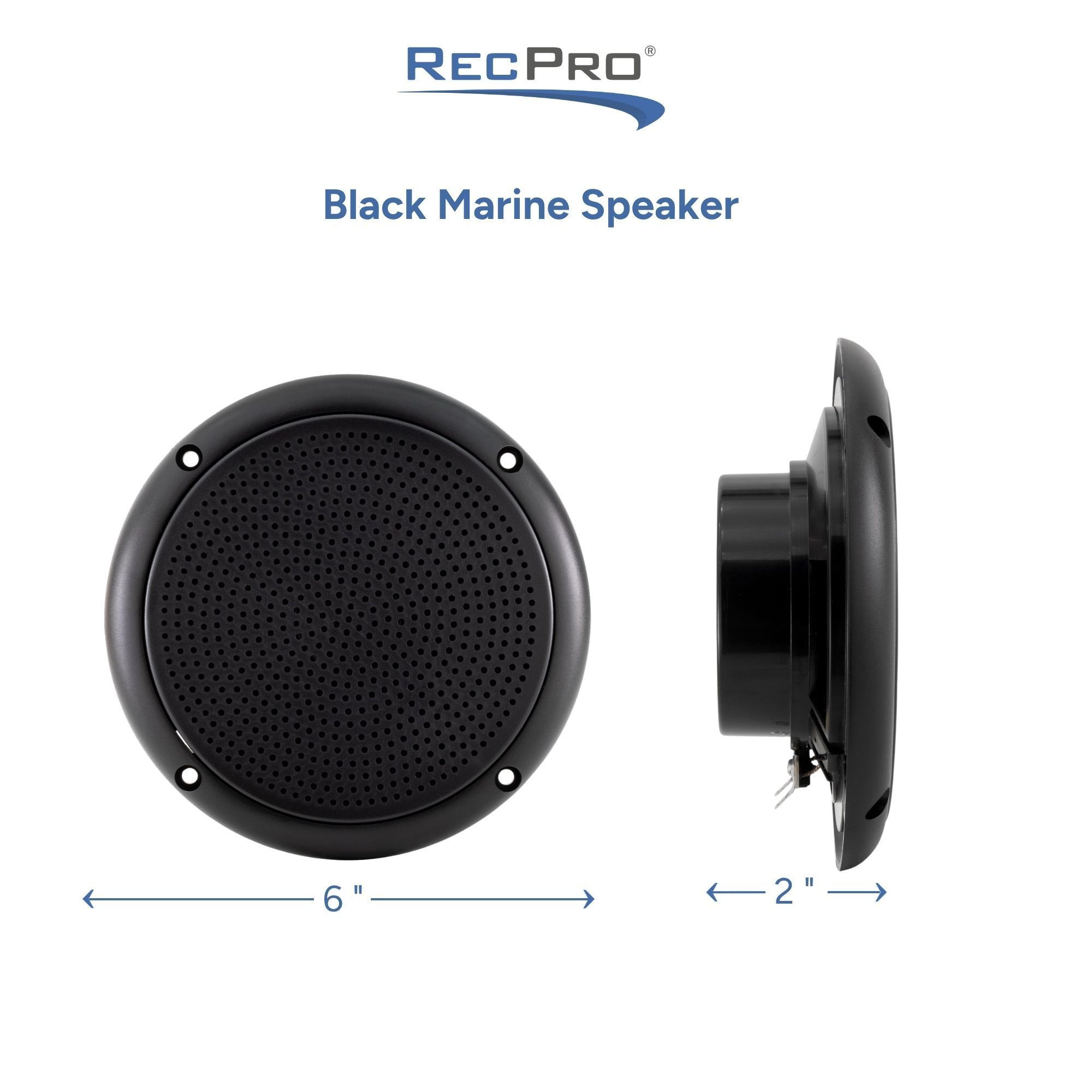Black Marine Speaker Measurements 