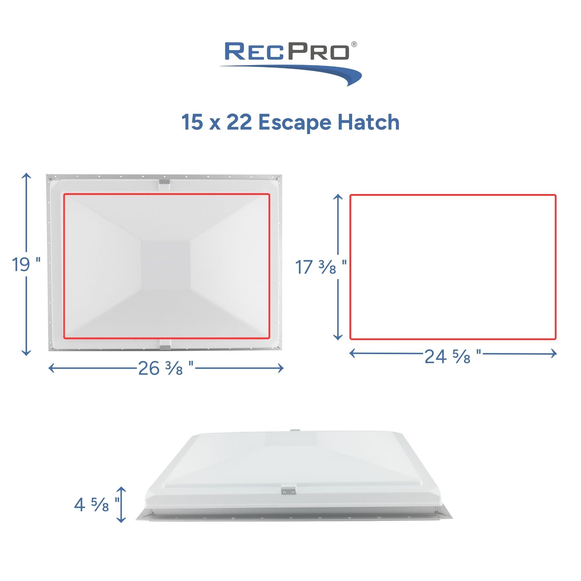 15 x 22 Escape Hatch Measurements 