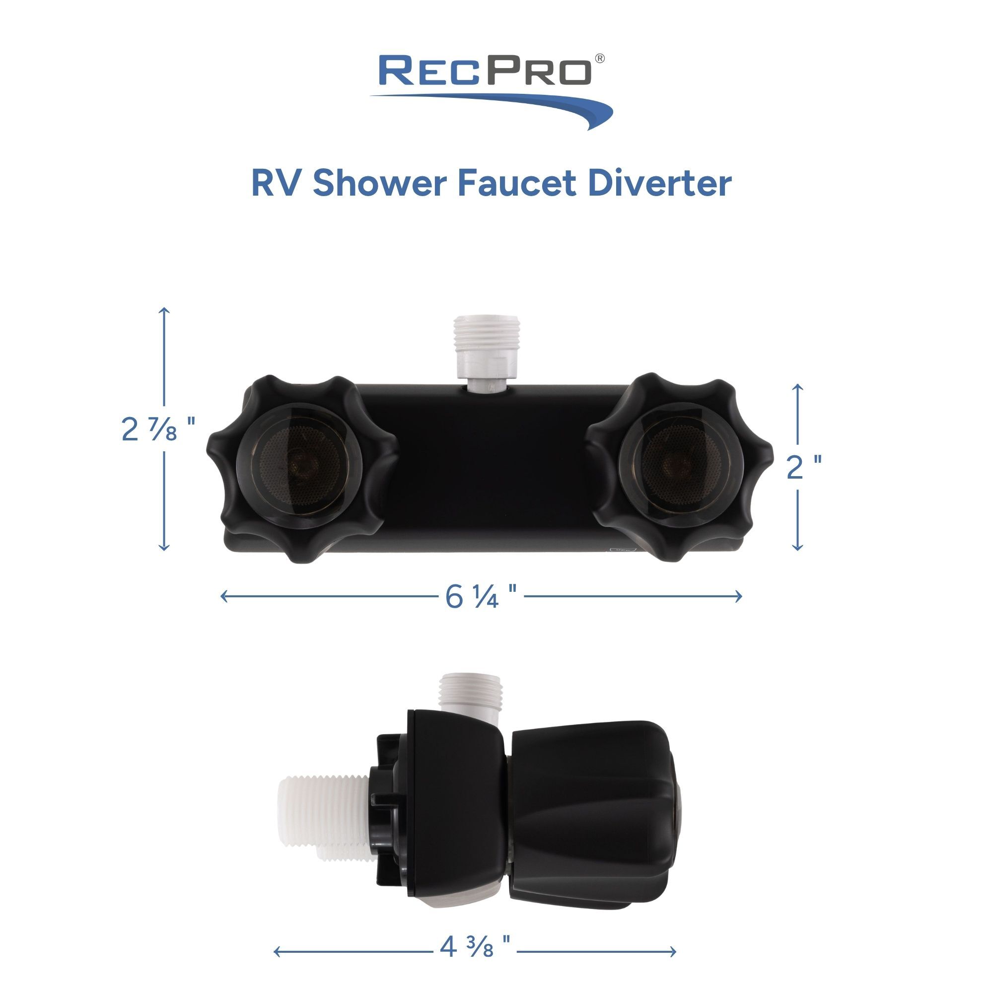 RV Shower Faucet Diverter Measurements RV Shower Faucet Diverter Measurements