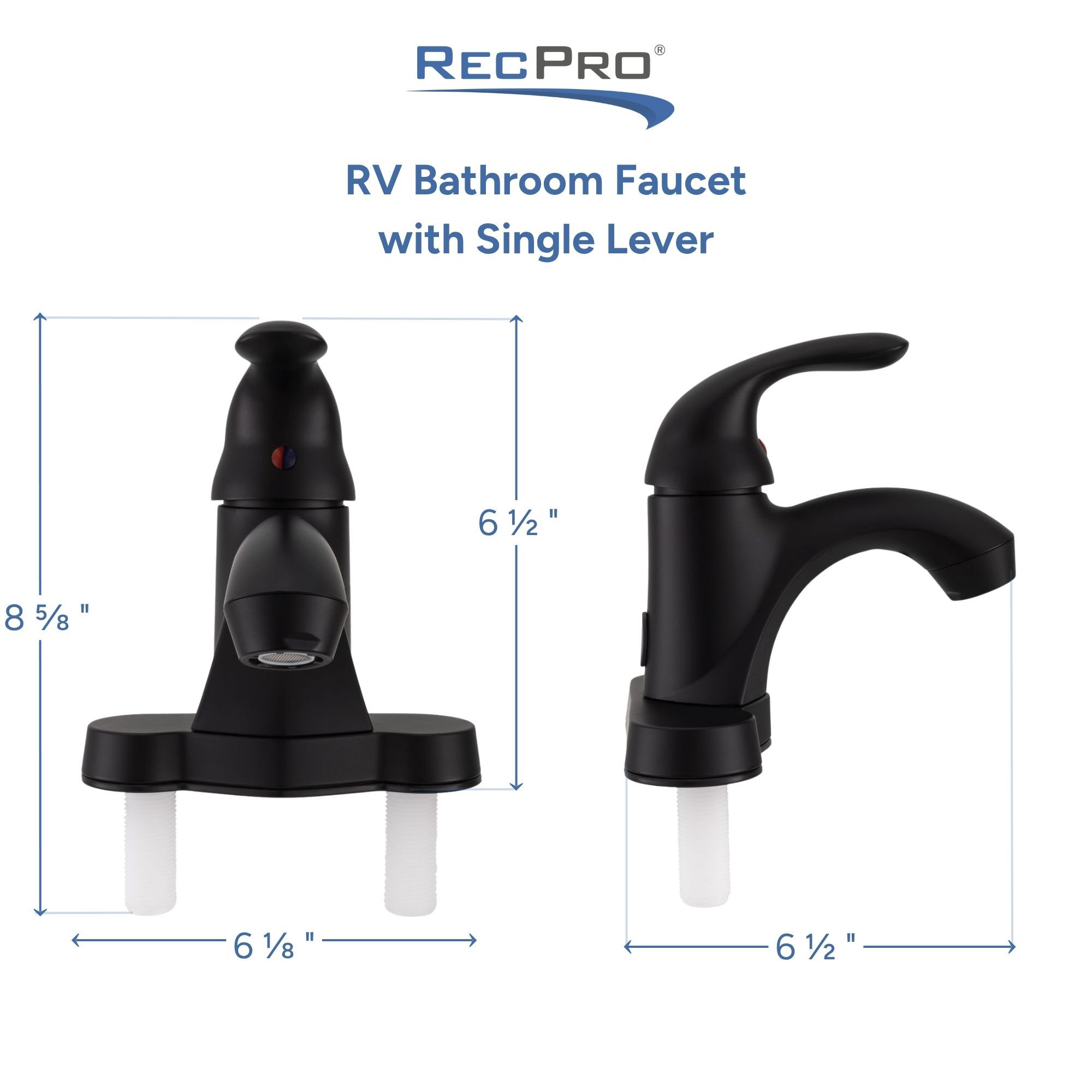RV Bathroom Faucet with Single Lever Measurements RV Bathroom Faucet with Single Lever Measurements
