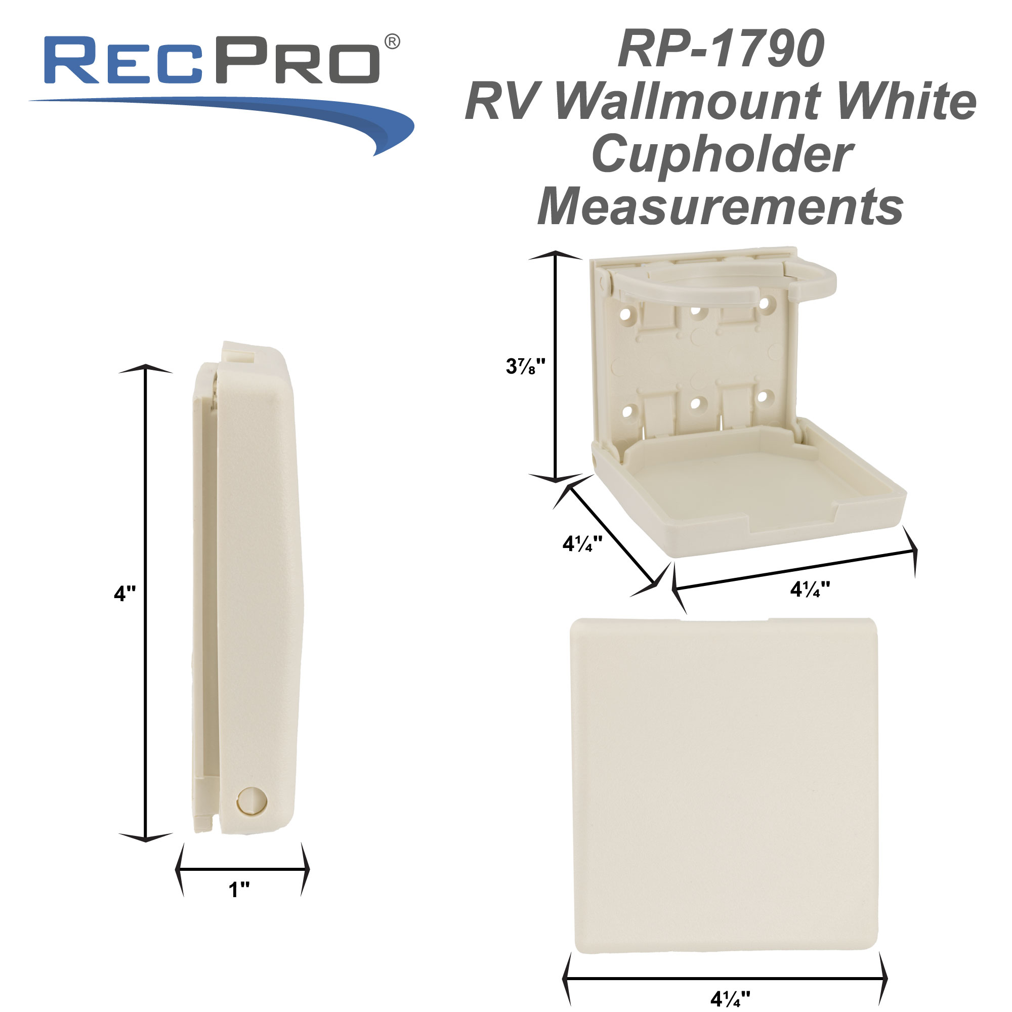 RV Folding Wall Mounted Cup Holder - RecPro