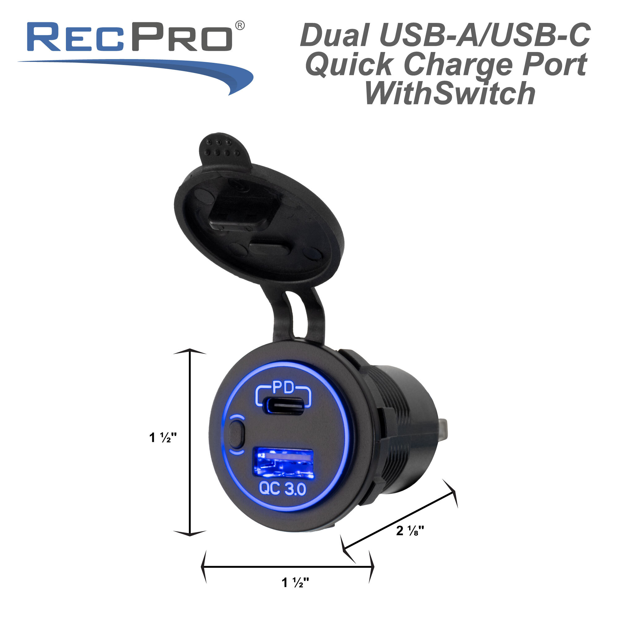 RP-1796 Measurements 1 1/2" x 2 1/8"