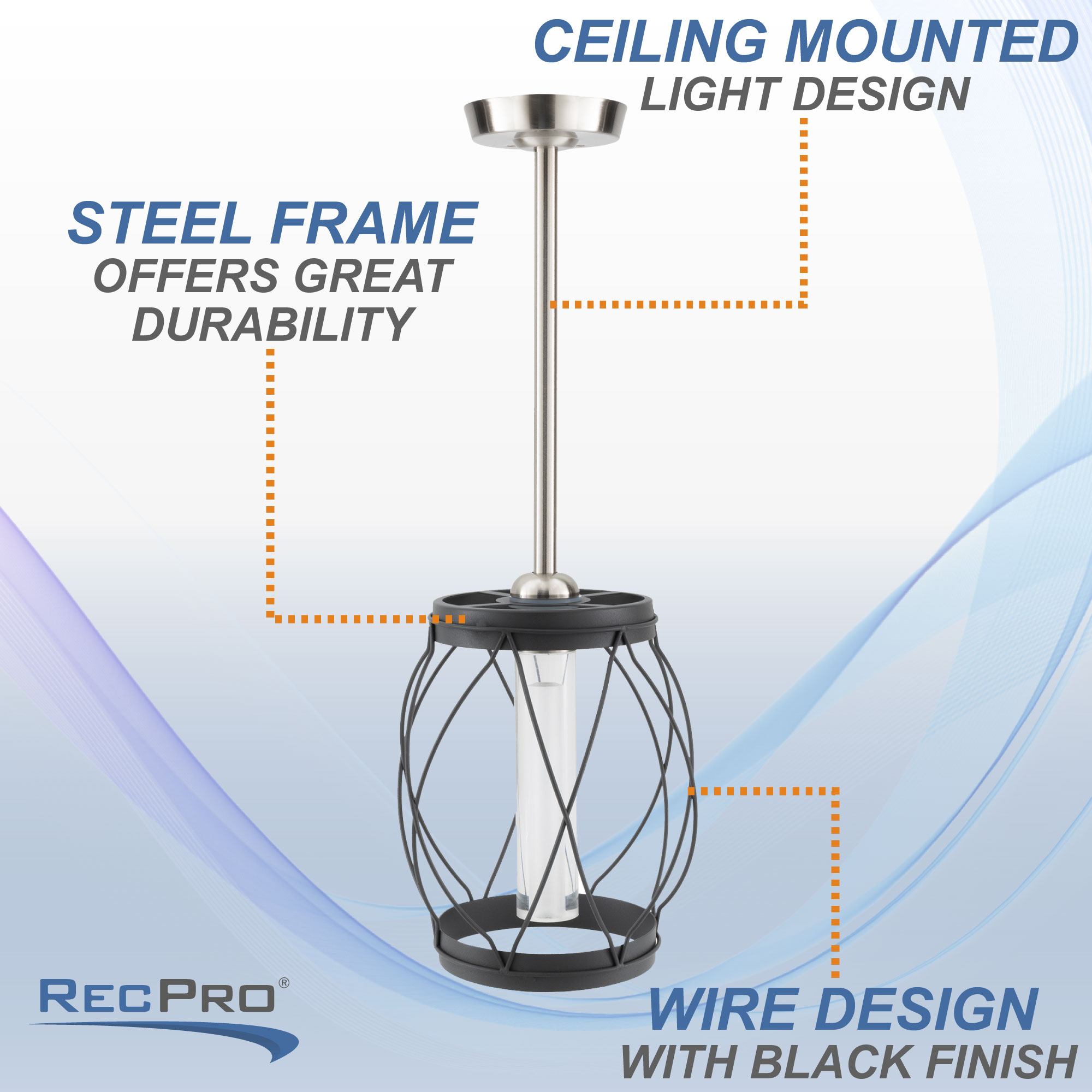 Metal ceiling hook / screw hook - Kynda Light