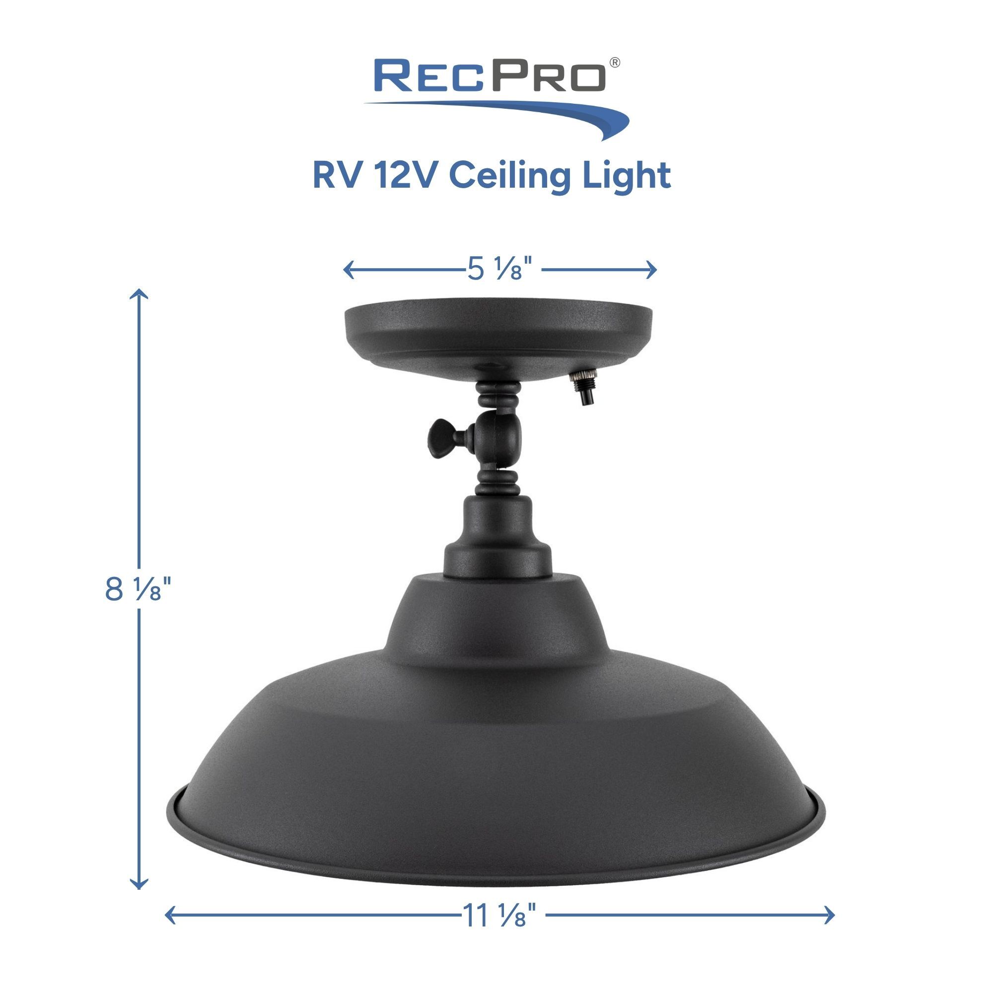 RV 12V Ceiling Light Measurements RV 12V Ceiling Light Measurements
