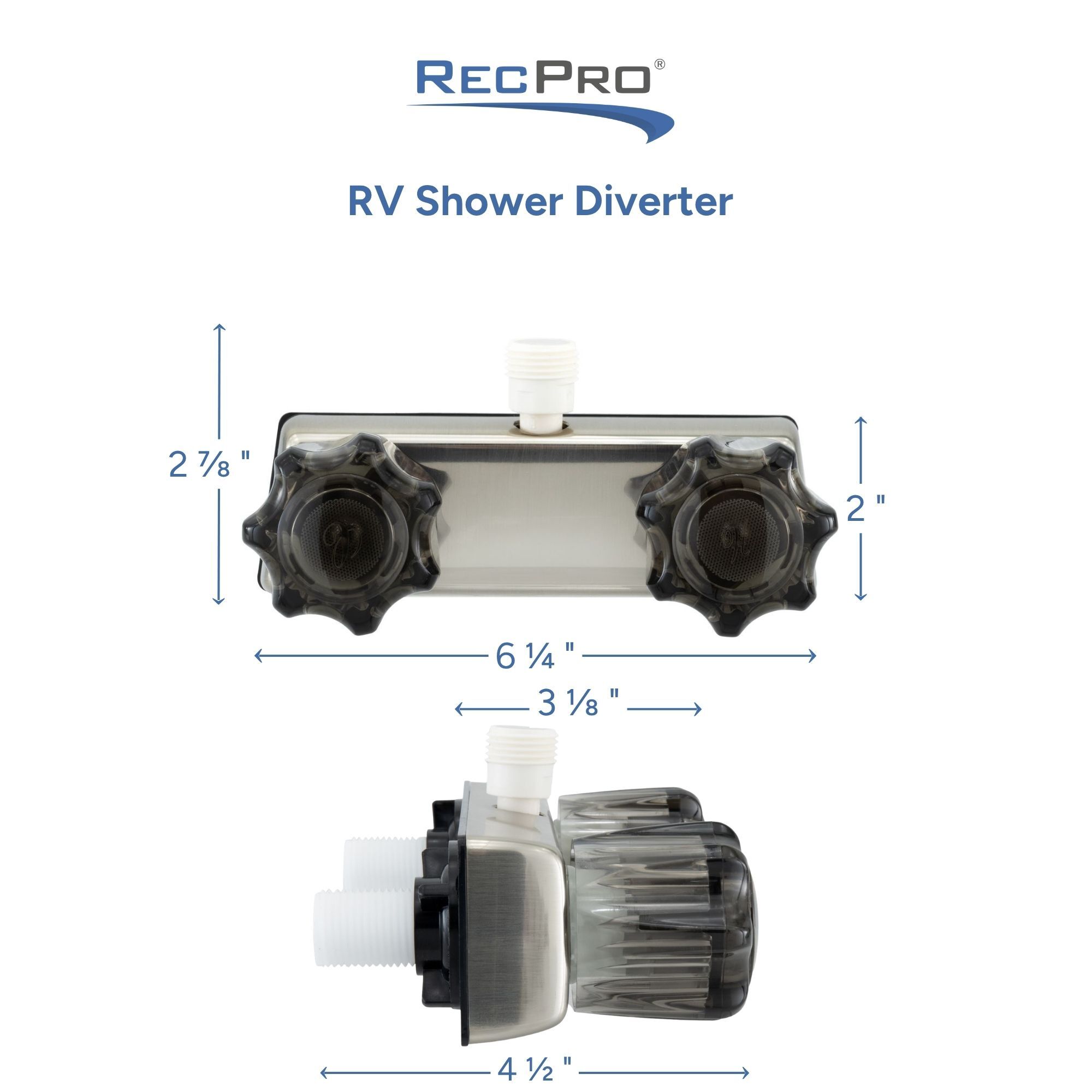 RV Shower Diverter Measurements RV Shower Diverter Measurements