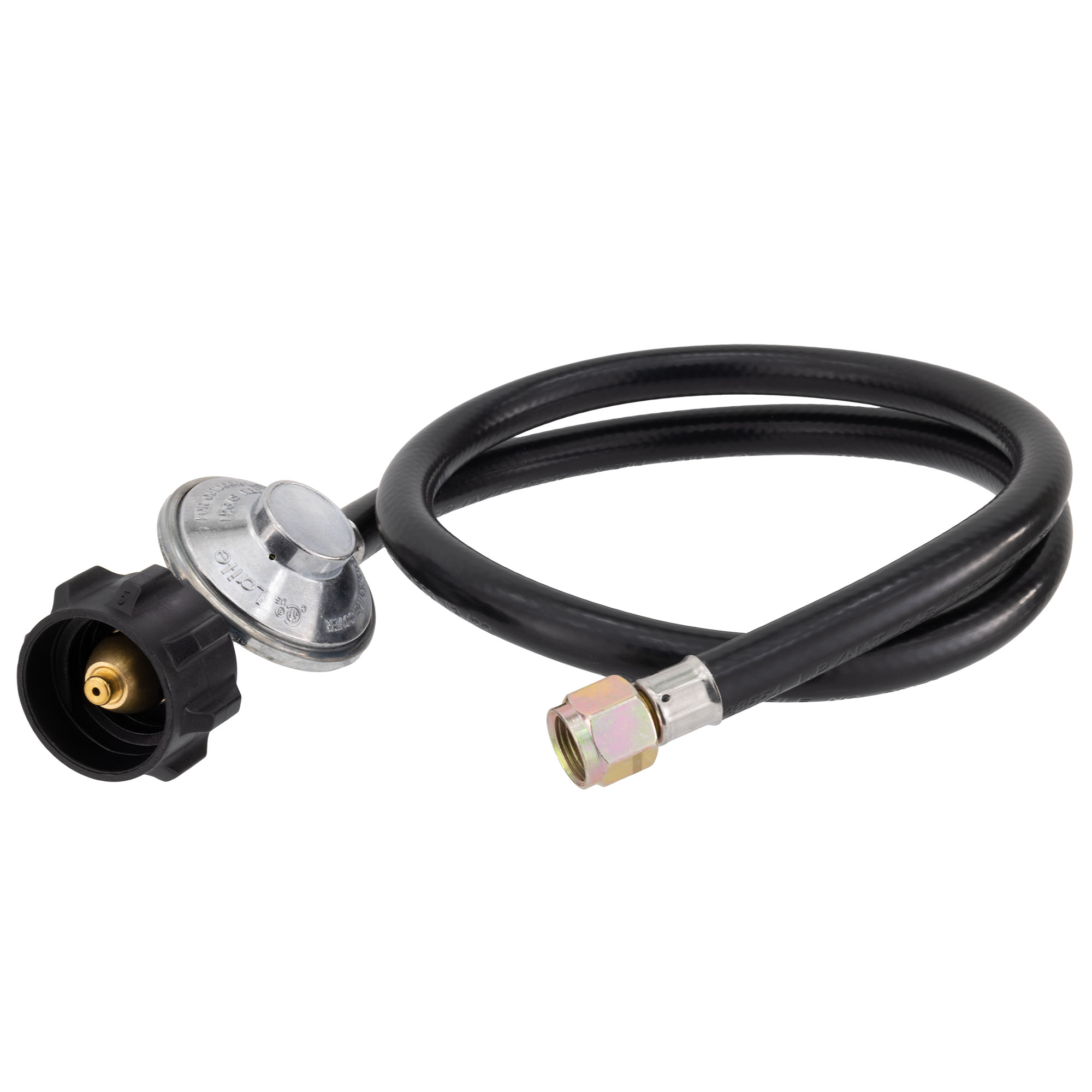 Included propane hose. Included propane hose.