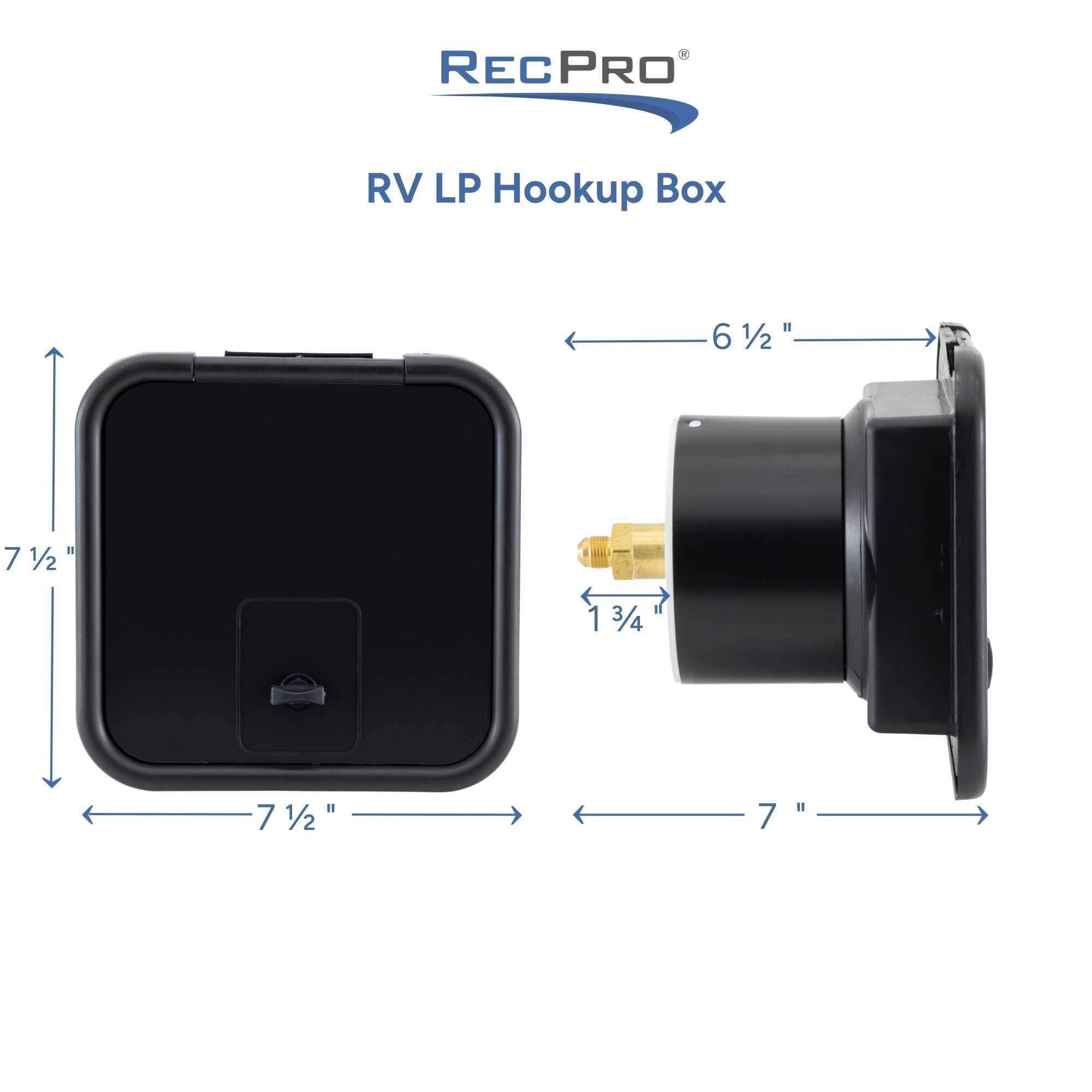 RV LP Hookup Box Measurements RV LP Hookup Box Measurements