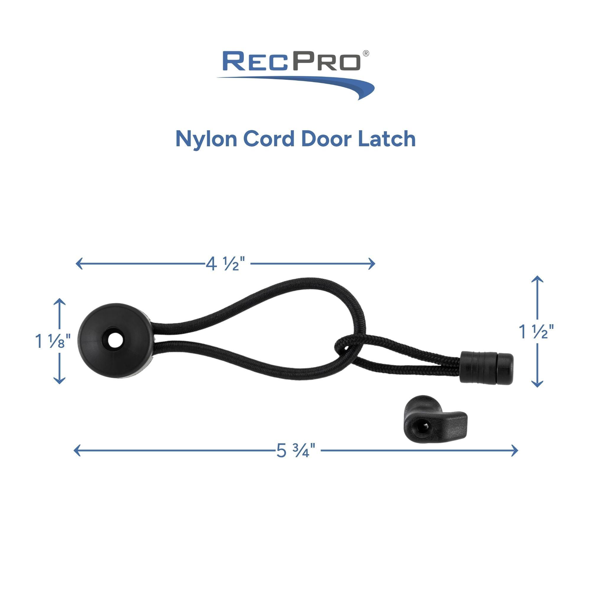 Nylon Cord Door Latch Measurements 