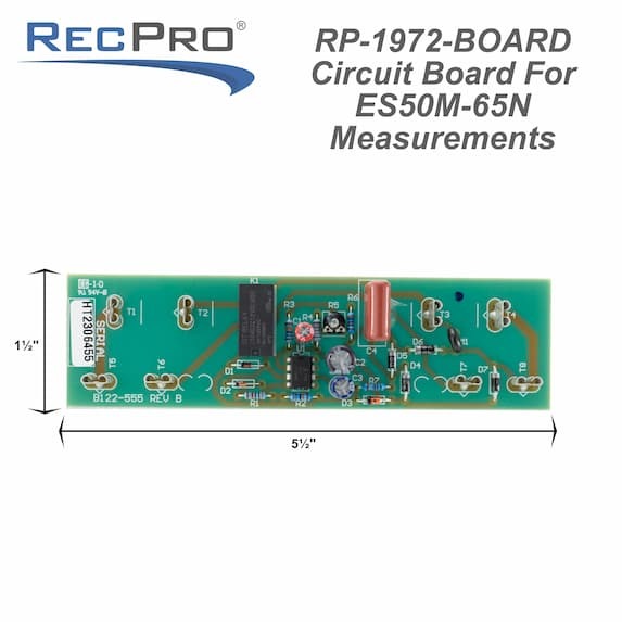 RV transfer switch replacement circuit board measurements.