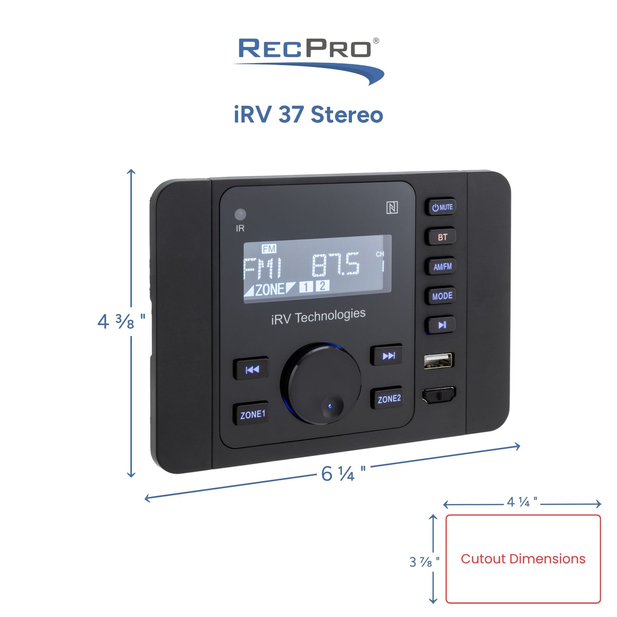 iRV 37 Stereo Measurements iRV 37 Stereo Measurements