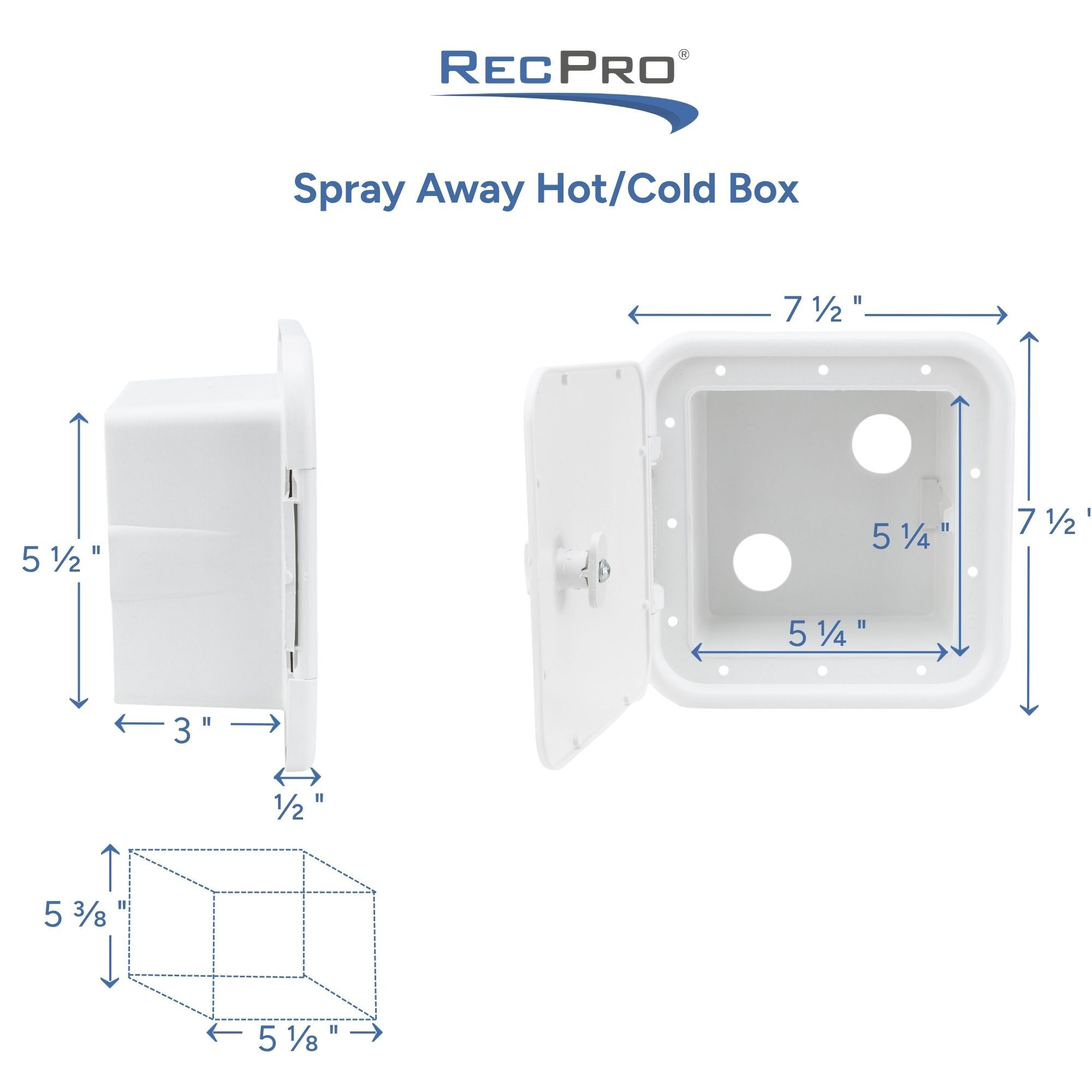 Spray Away Hot-Cold Box Measurements 