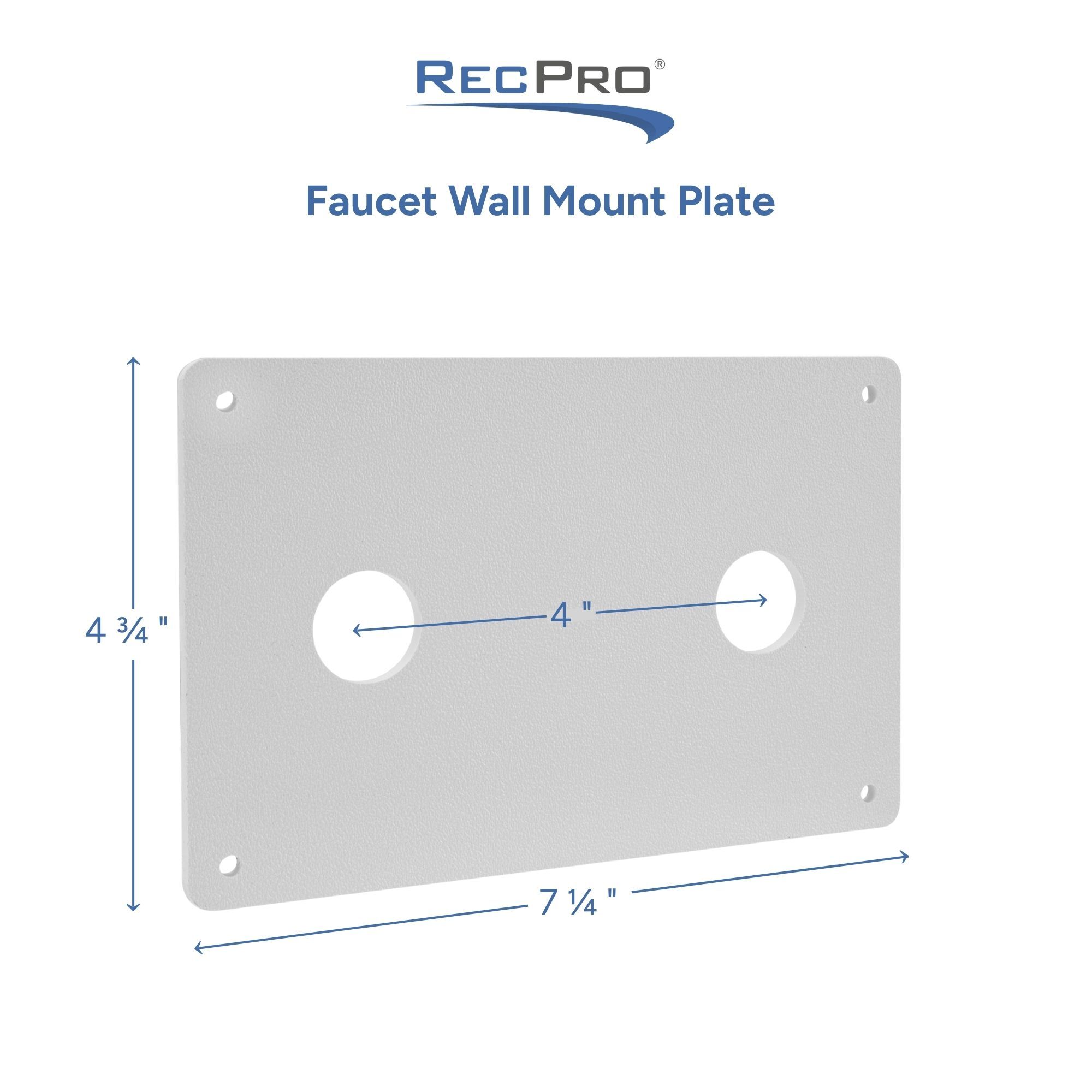 Faucet Wall Mount Plate Measurements 
