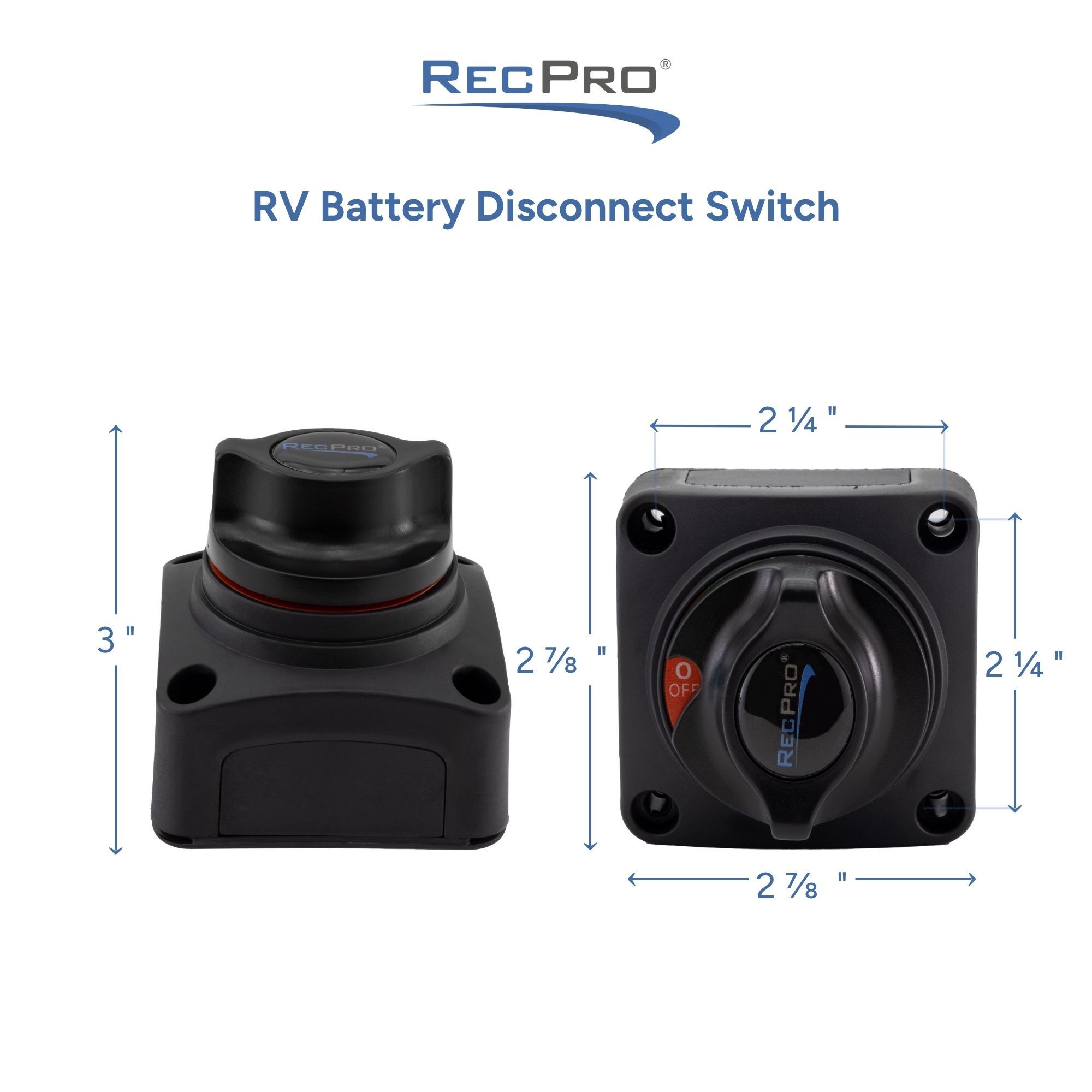 RV Battery Disconnect Switch Measurements RV Battery Disconnect Switch Measurements