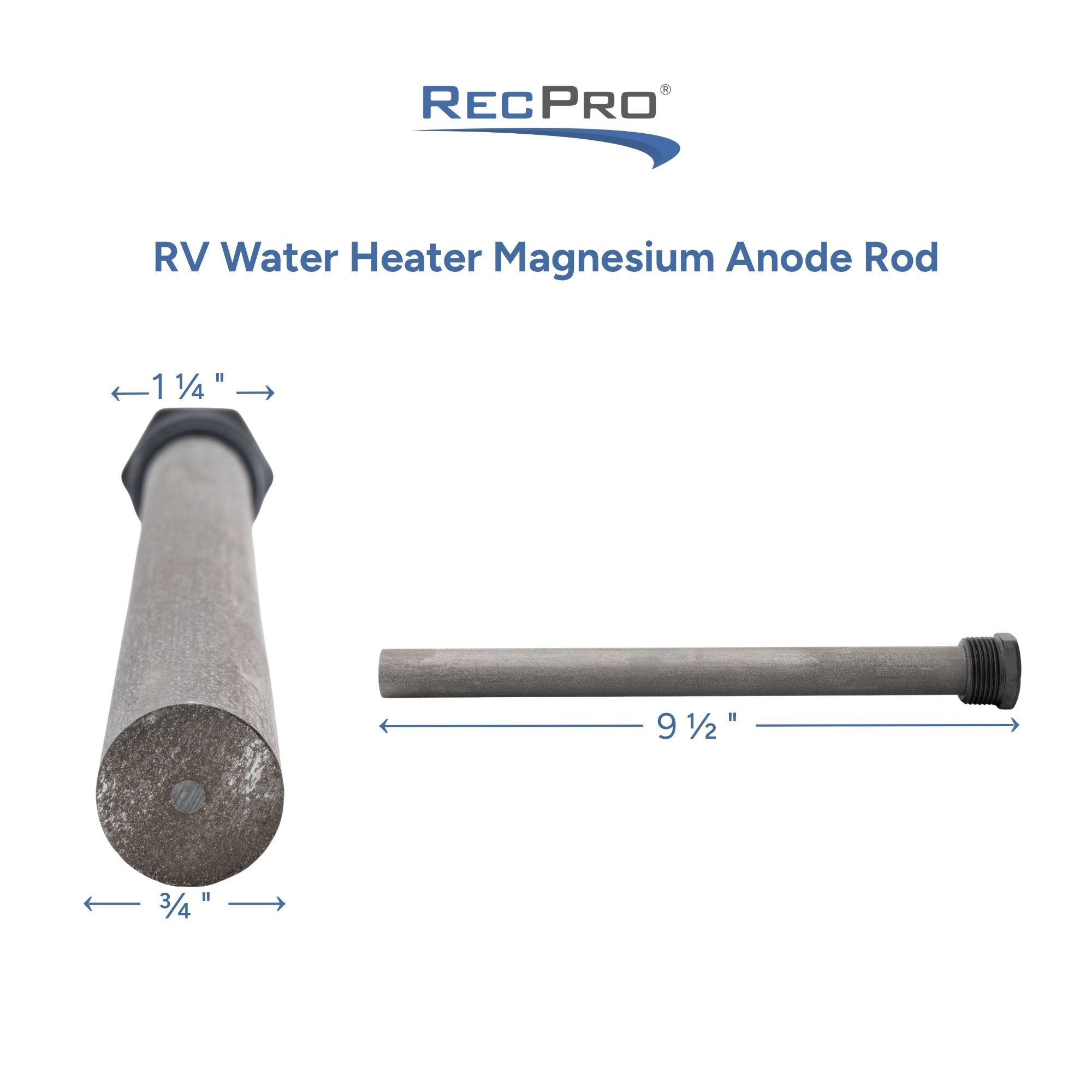 RV Water Heater Magnesium Anode Rob Measurements RV Water Heater Magnesium Anode Rob Measurements
