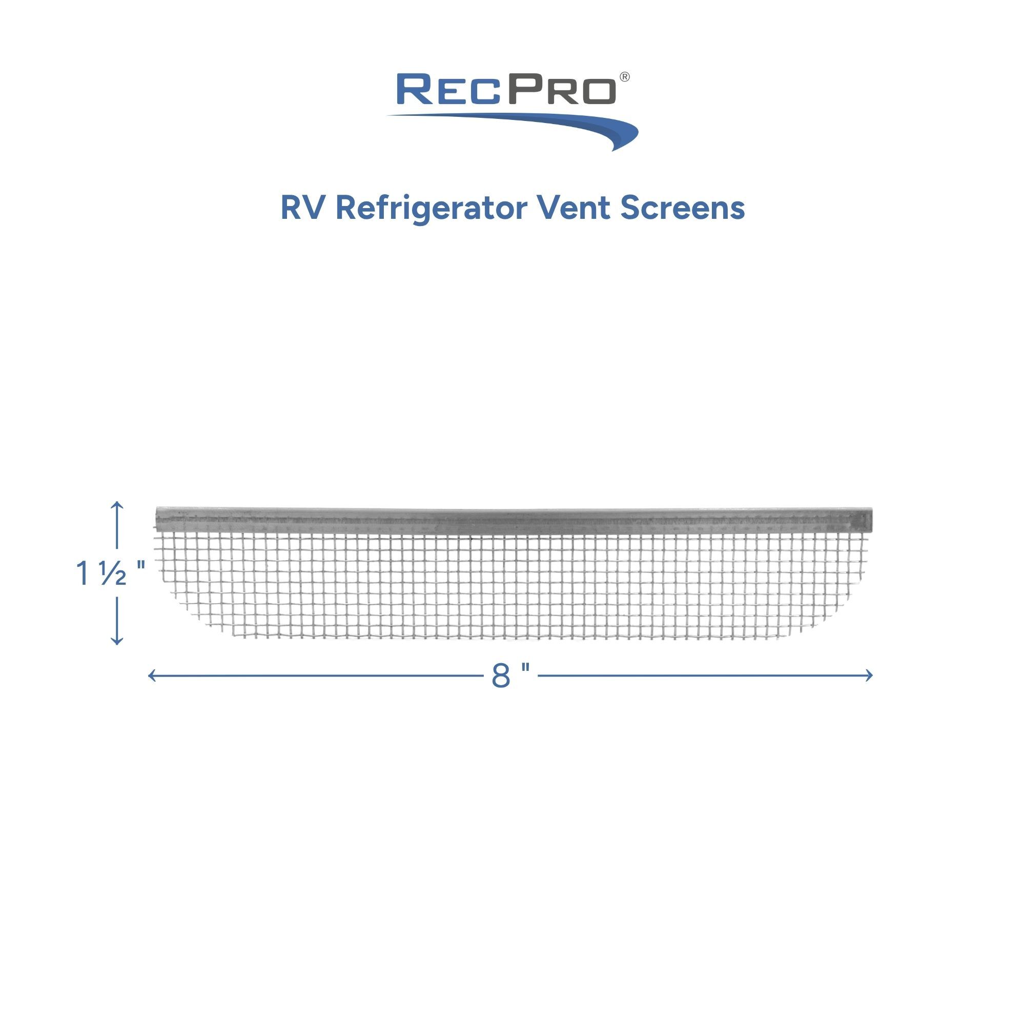 RV Refrigerator Vent Screens Measurements 