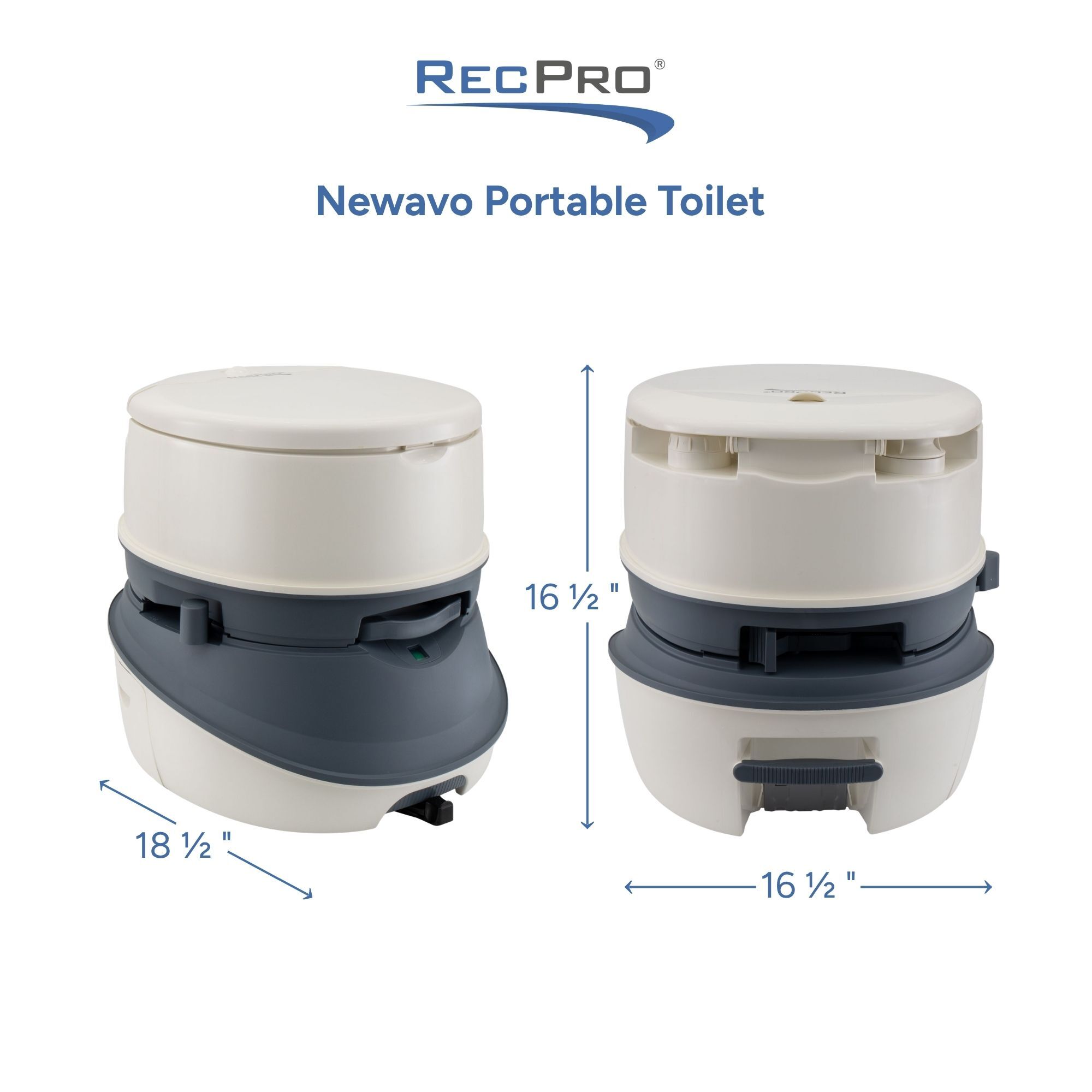 Newavo Portable Toilet Measurements