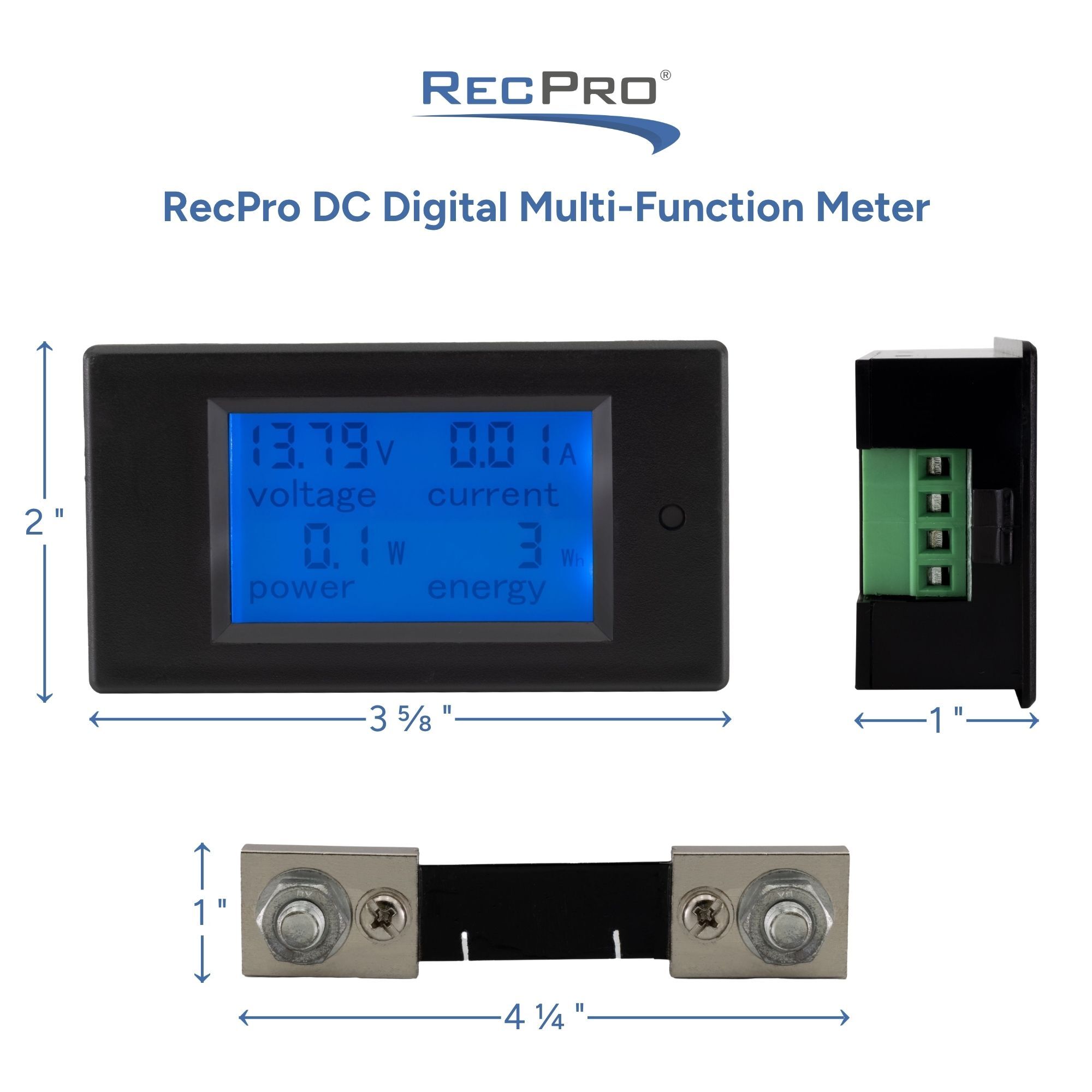RecPro DC Digital Multi-Function Meter Measurements RecPro DC Digital Multi-Function Meter Measurements