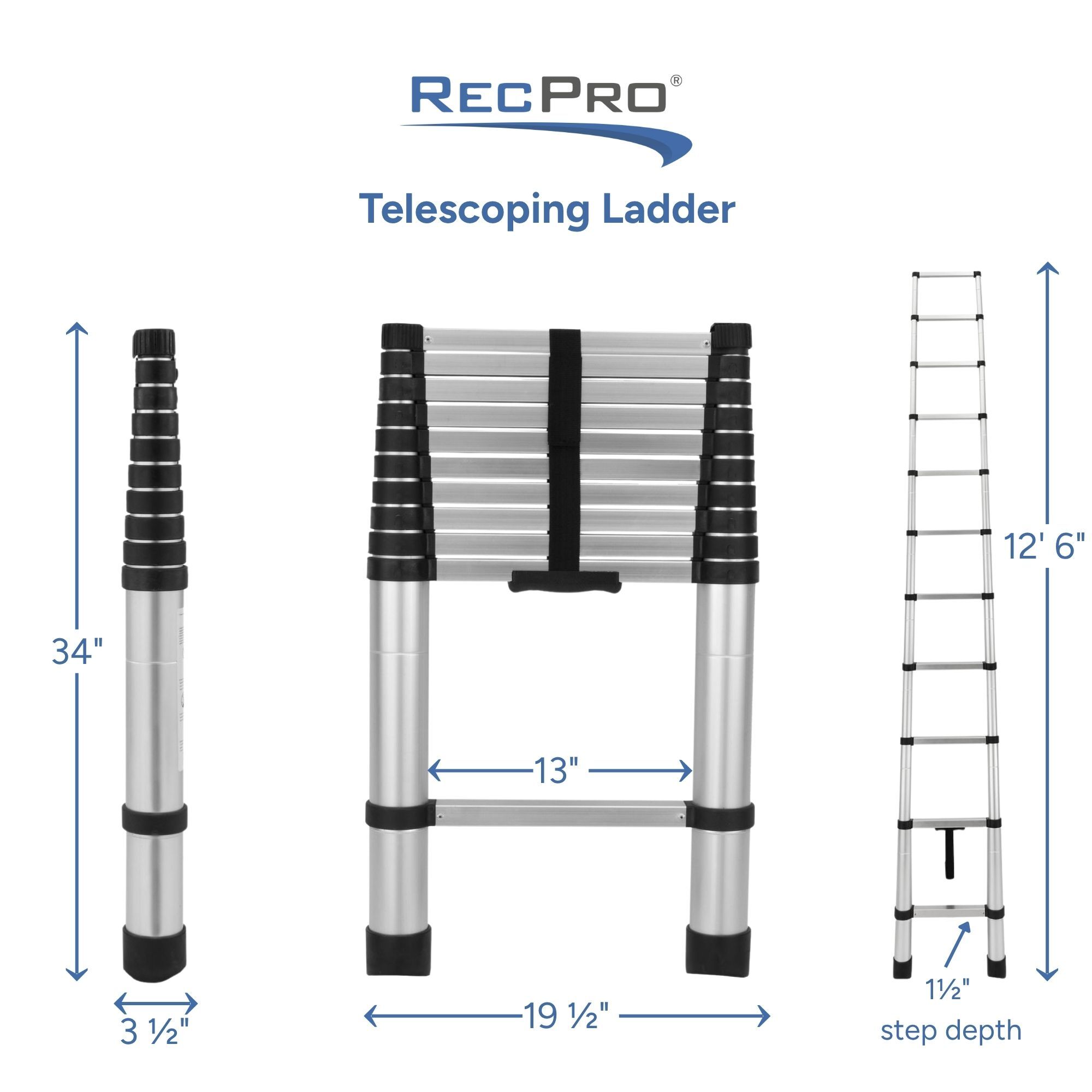 Telescoping Ladder Measurements 