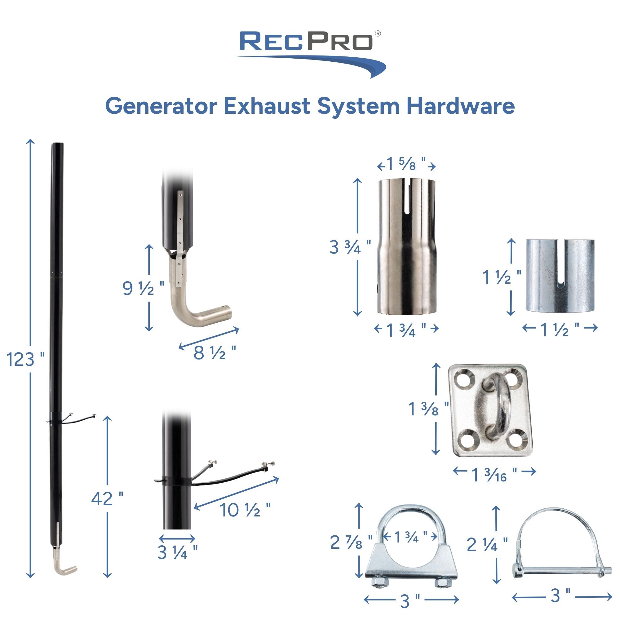Generator Exhaust System Hardware Measurements Generator Exhaust System Hardware Measurements