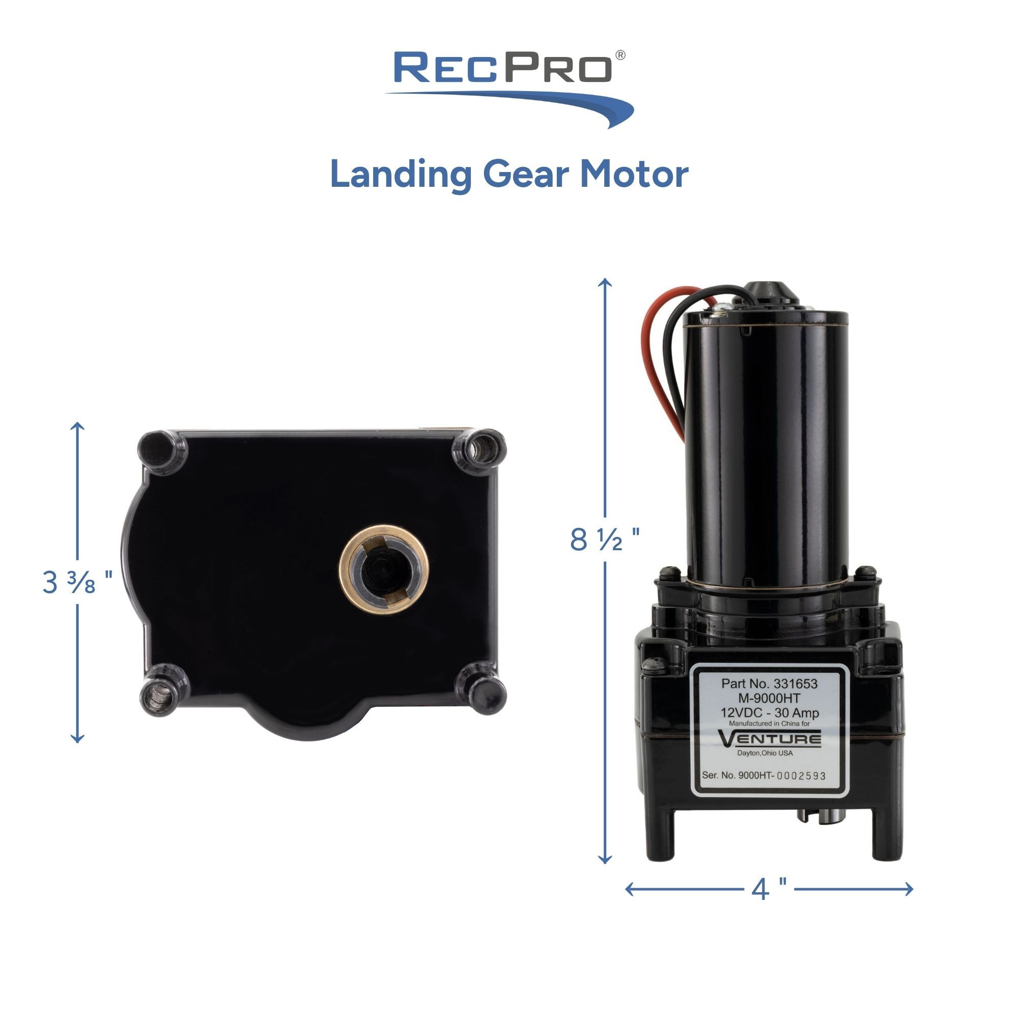 Landing Dear Motor Measurements Landing Dear Motor Measurements