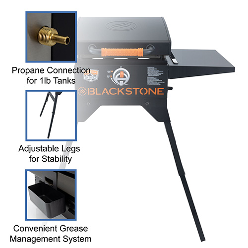 BLACKSTONE Tailgater Grill & Griddle, BLACKSTONE 17 in Griddle