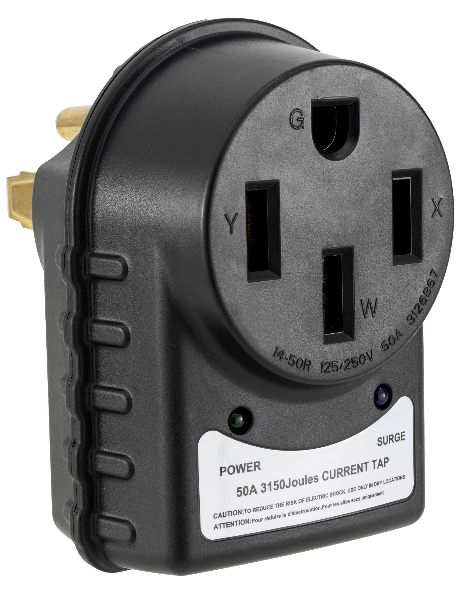 RV 50 Amp Adapter Surge Protection Plug - RecPro