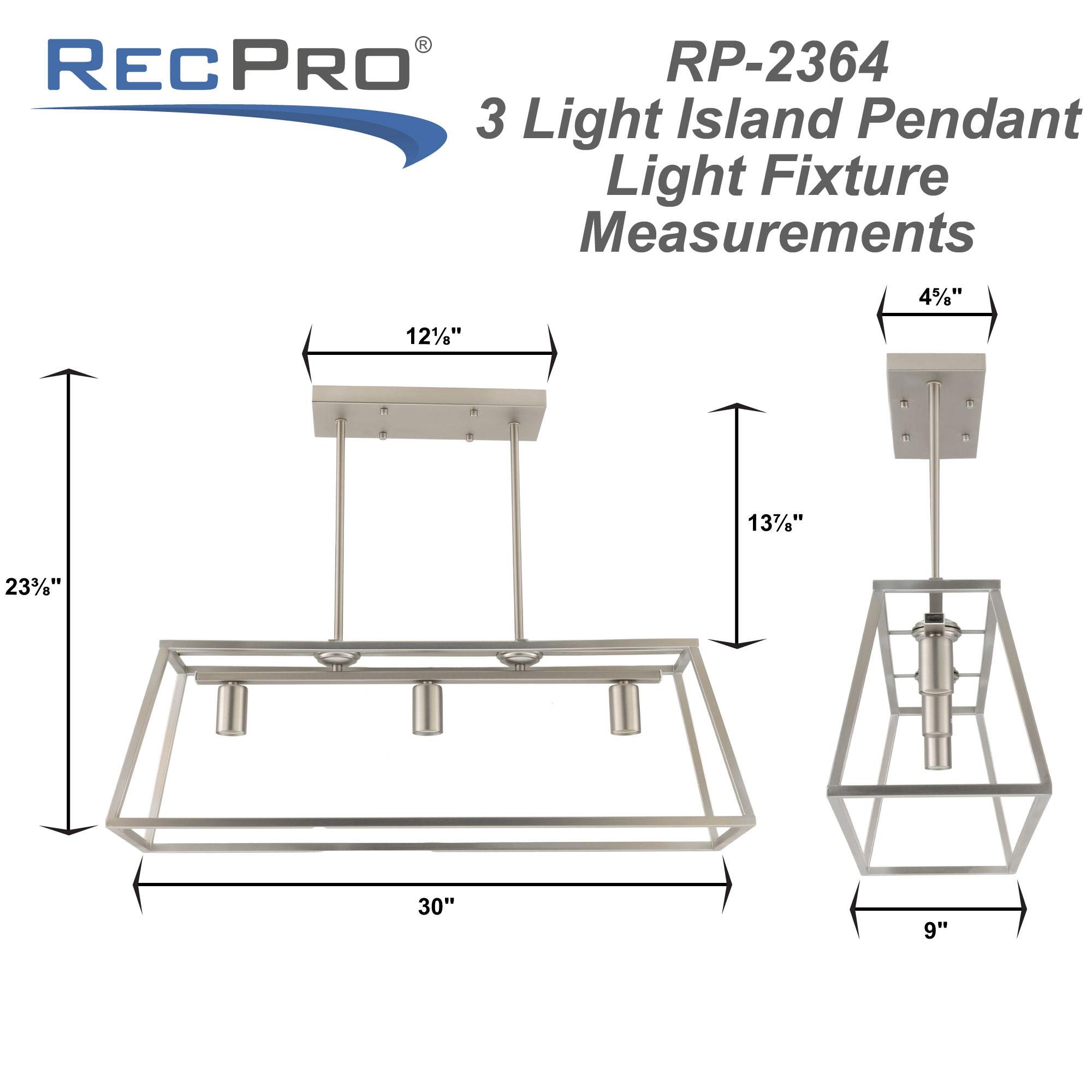 RV Pendant 12V Ceiling Light - RecPro