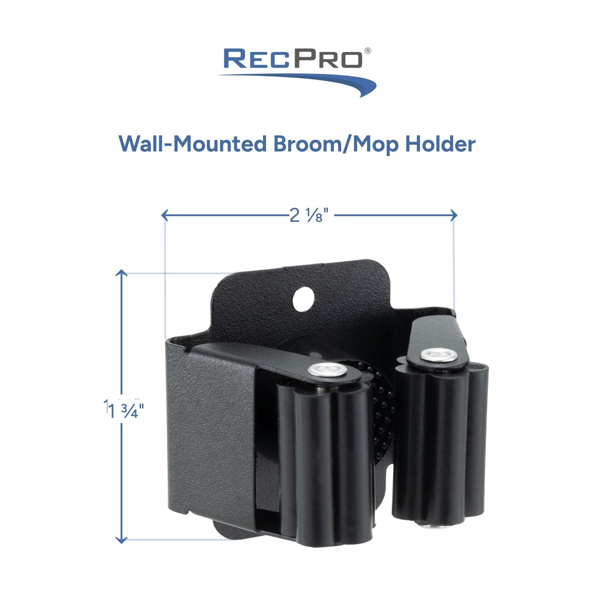 Wall-Mounted Broom / Mop Holder Measurements Wall-Mounted Broom / Mop Holder Measurements