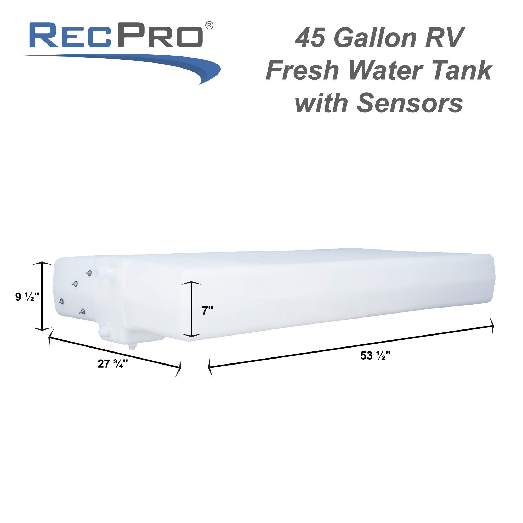 45 Gallon RV Water Tank Measurements 45 Gallon RV Water Tank Measurements