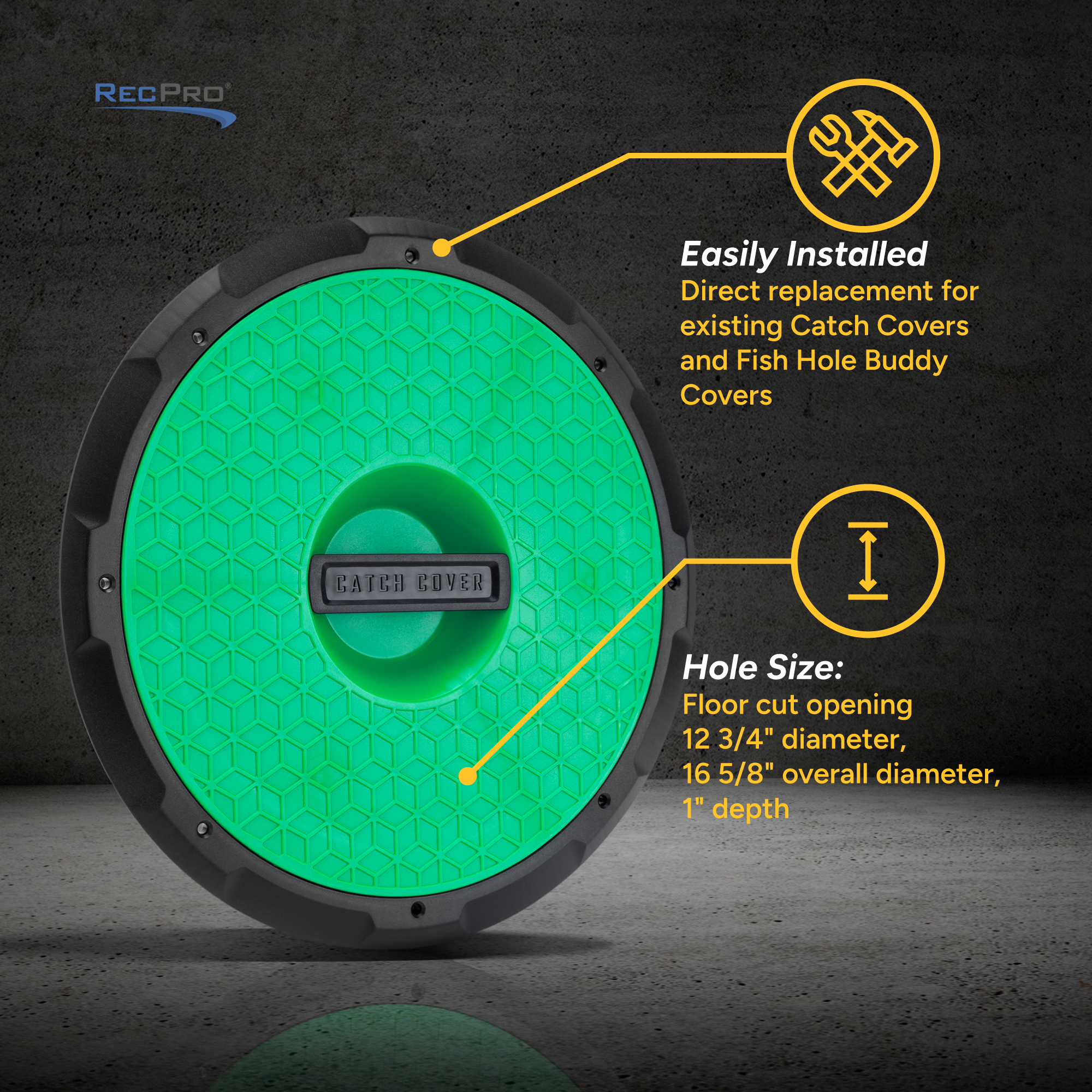 Easily Installed, Dimensions Easily Installed, Dimensions