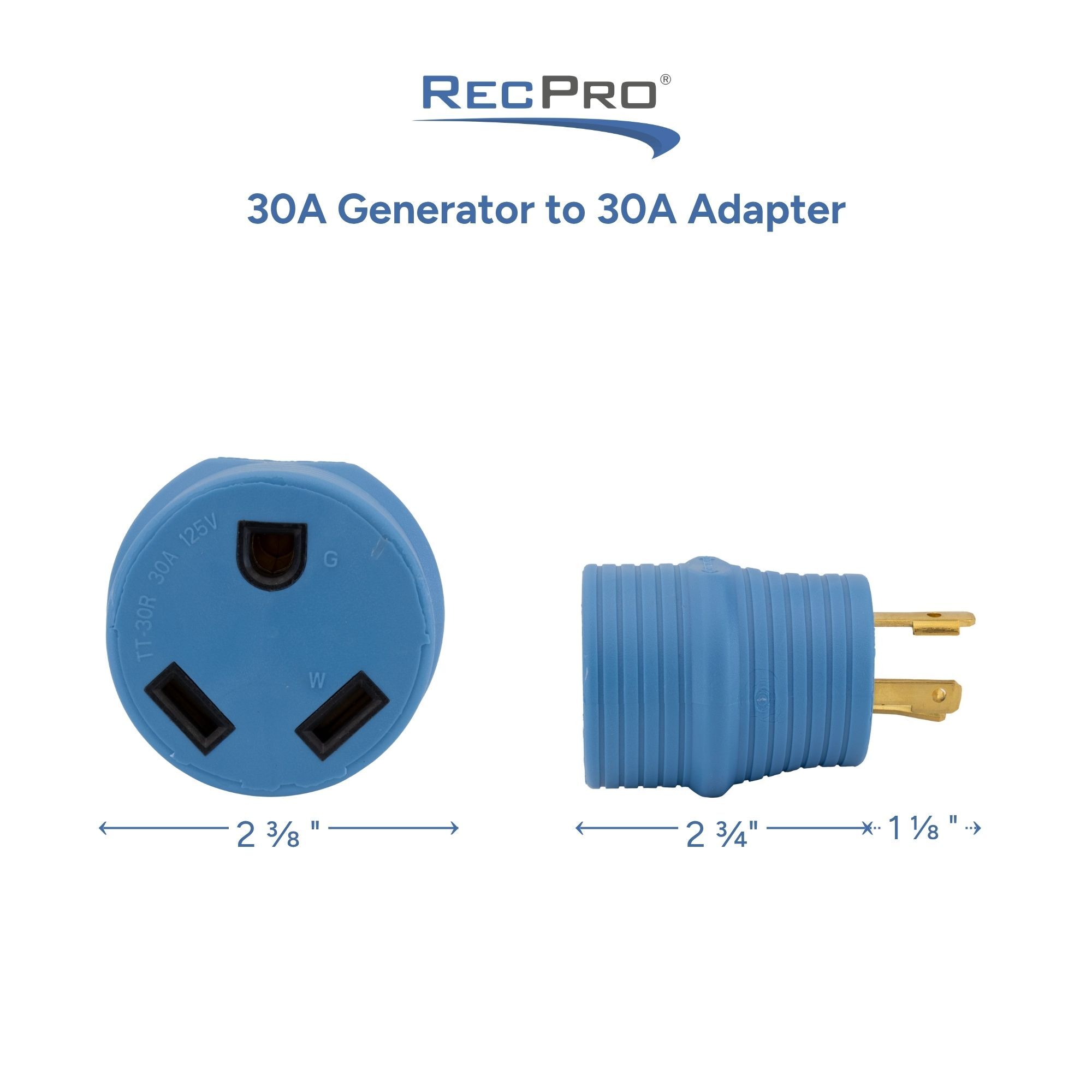 30A Generator to 30A Adapter Measurements 30A Generator to 30A Adapter Measurements