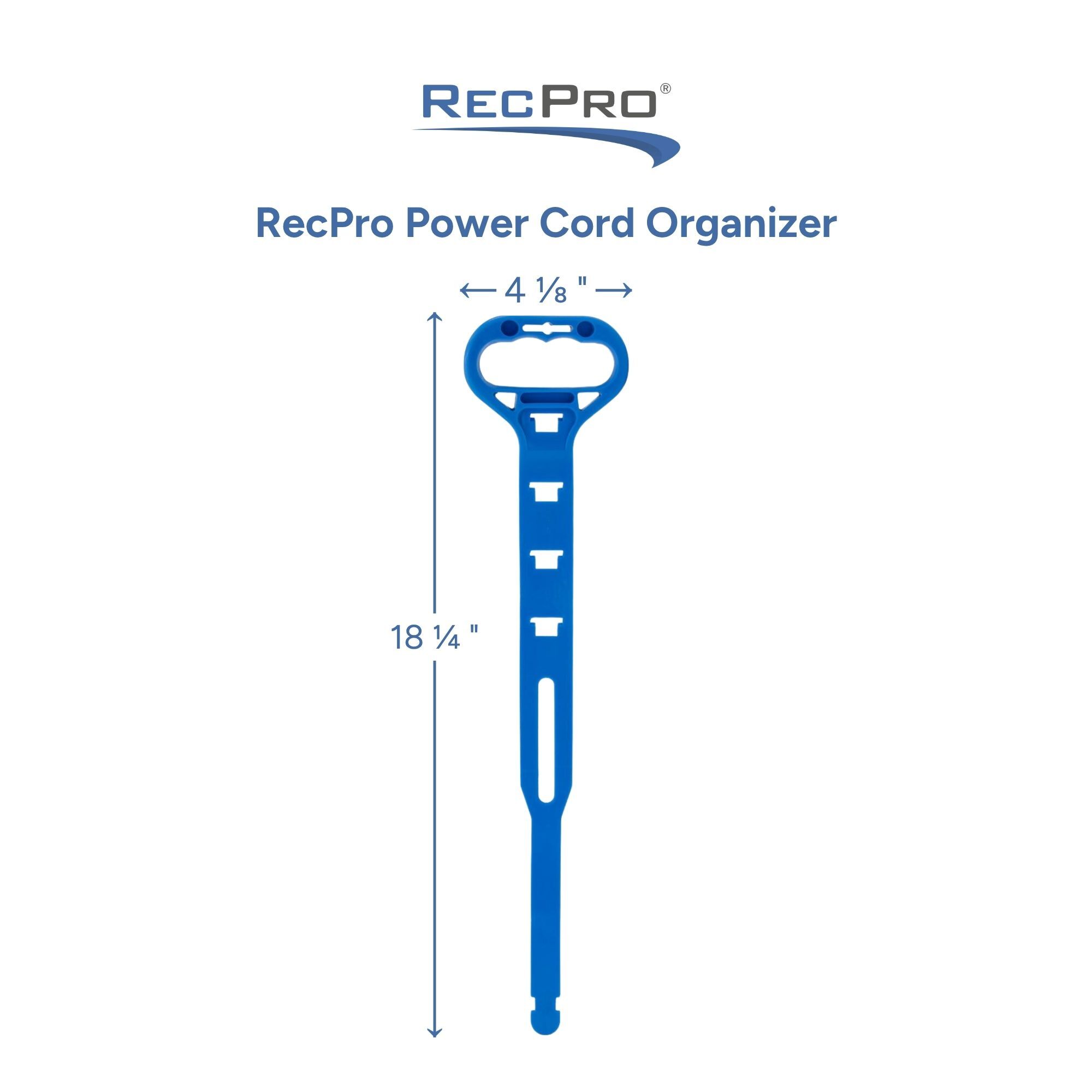 RecPro Power Cord Organizer Measurements RecPro Power Cord Organizer Measurements