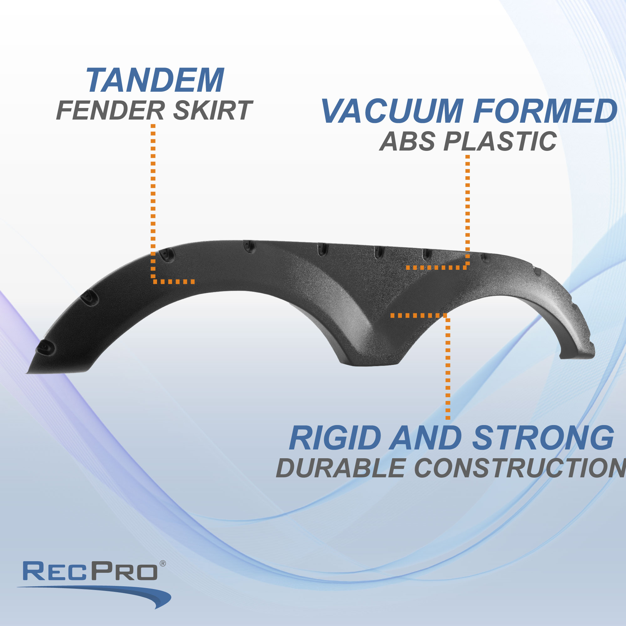 RV Tandem Fender Skirt 68 1/2