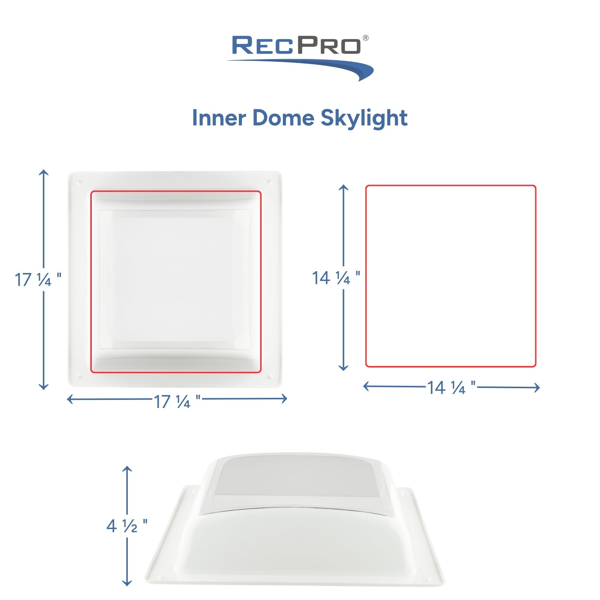 Inner Dome Skylight Measurements Inner Dome Skylight Measurements