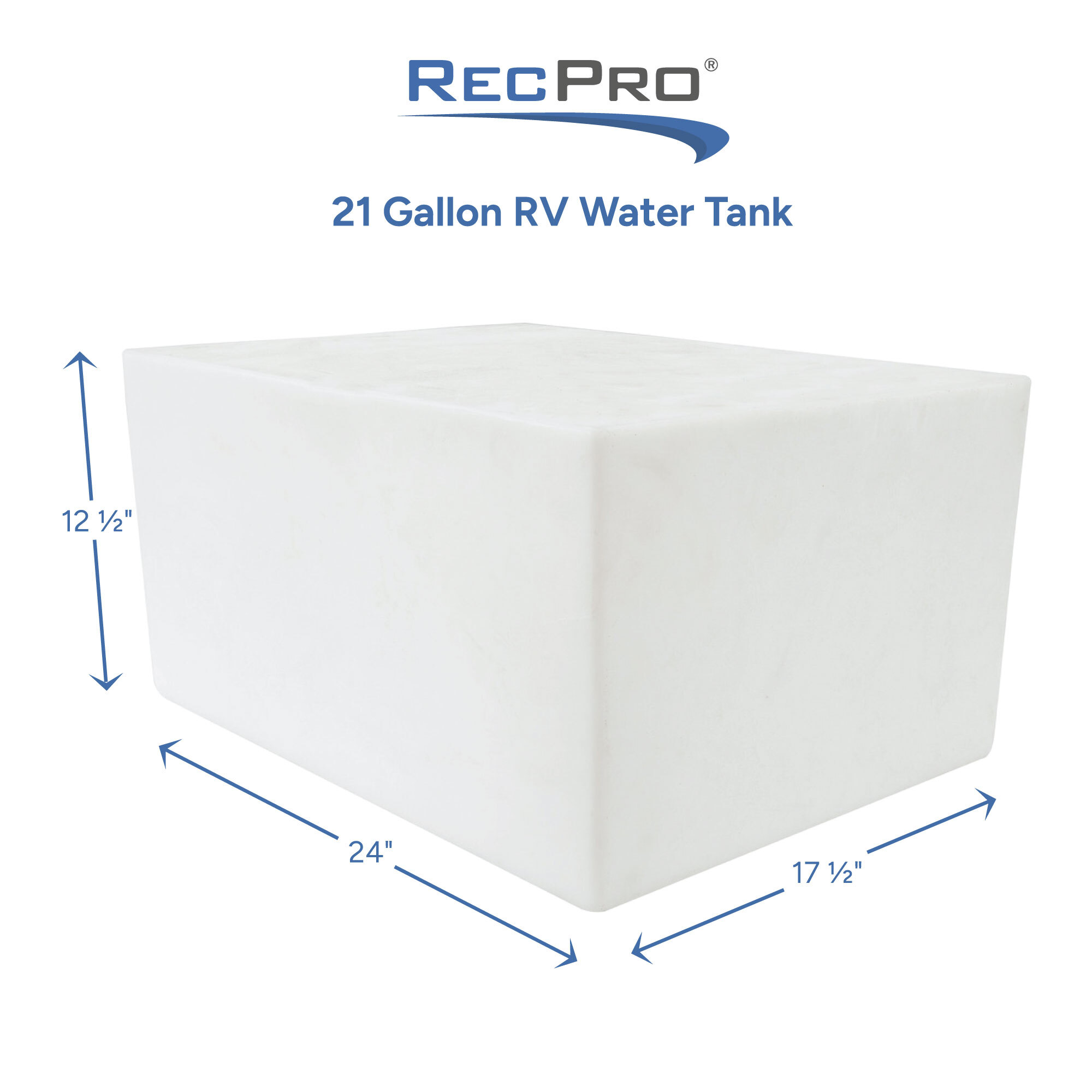 21 Gallon RV Water Tank Measurements 