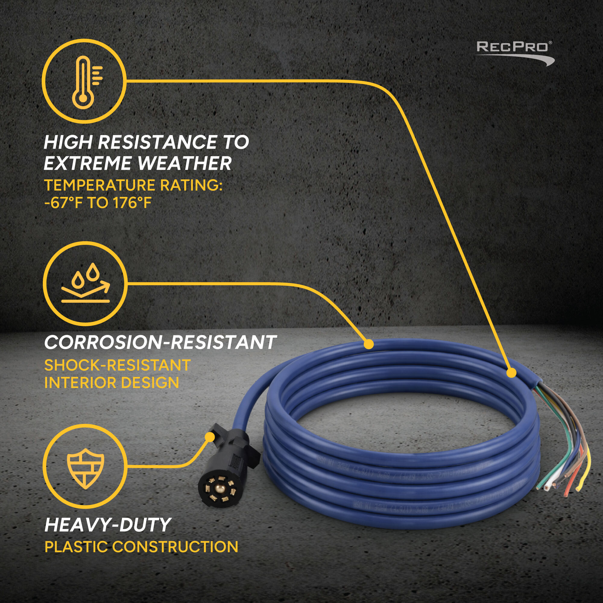 High resistance to extreme weather, corrosion-resistant, heavy duty