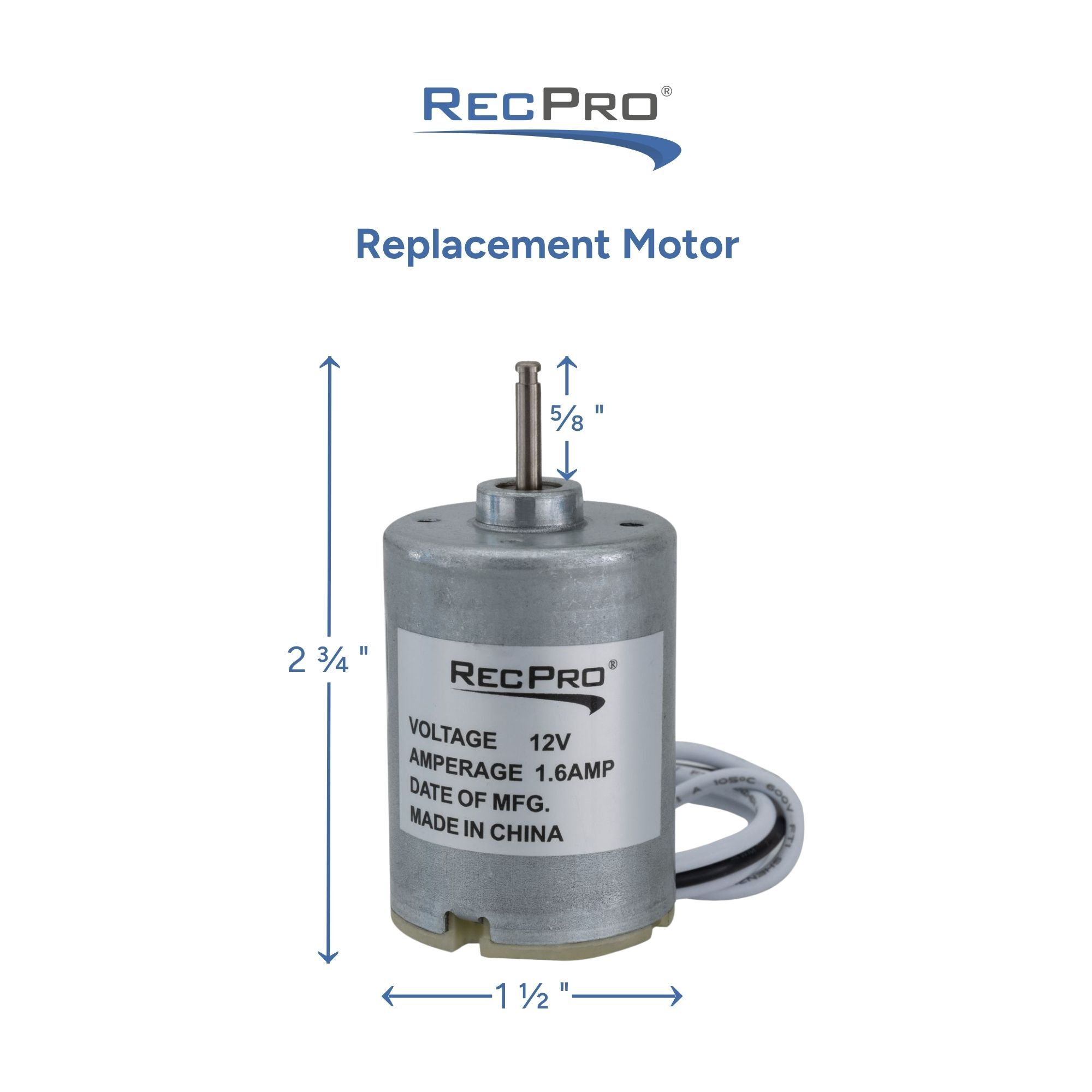 Replacement Motor Measurements 