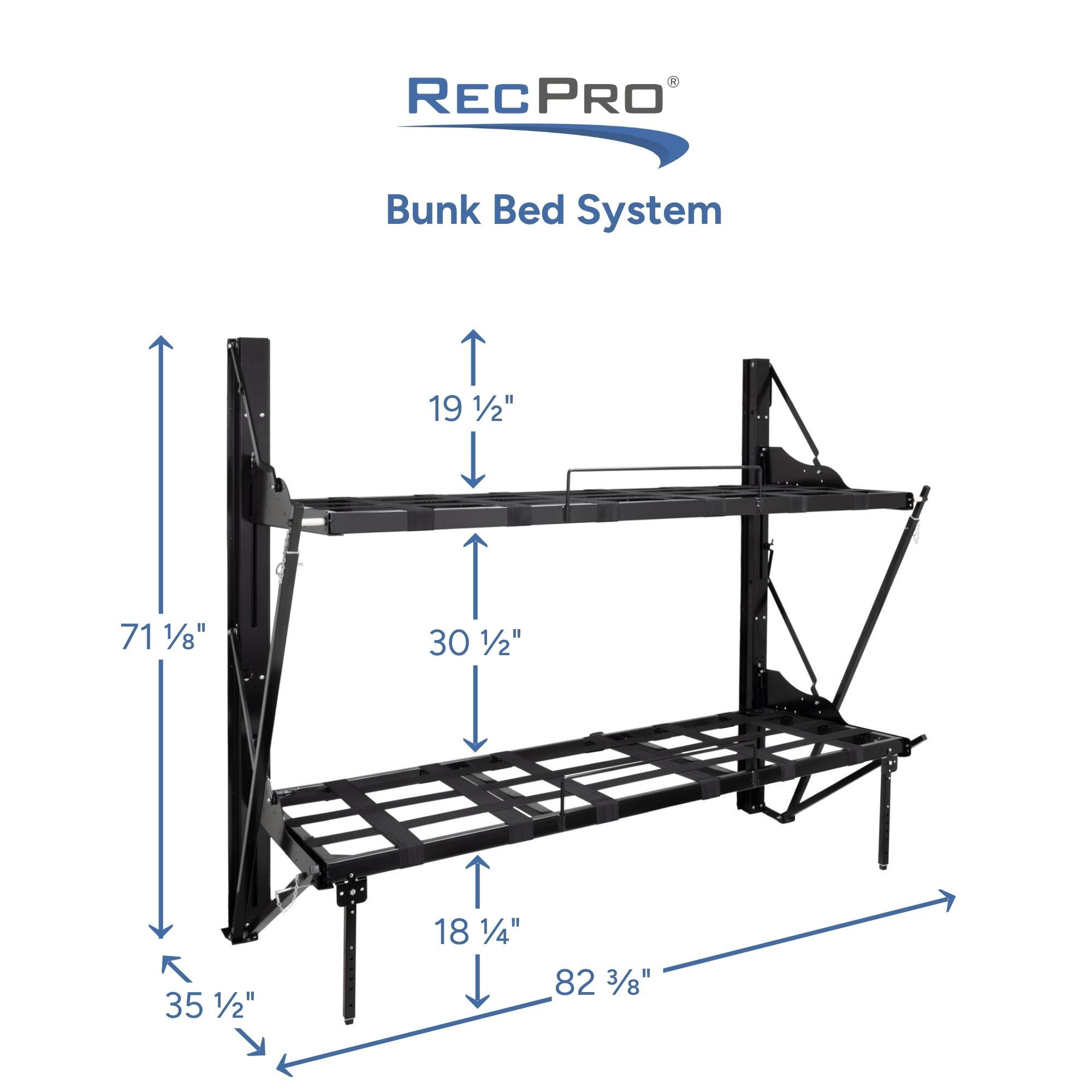 Bunk Bed System Measurements Bunk Bed System Measurements
