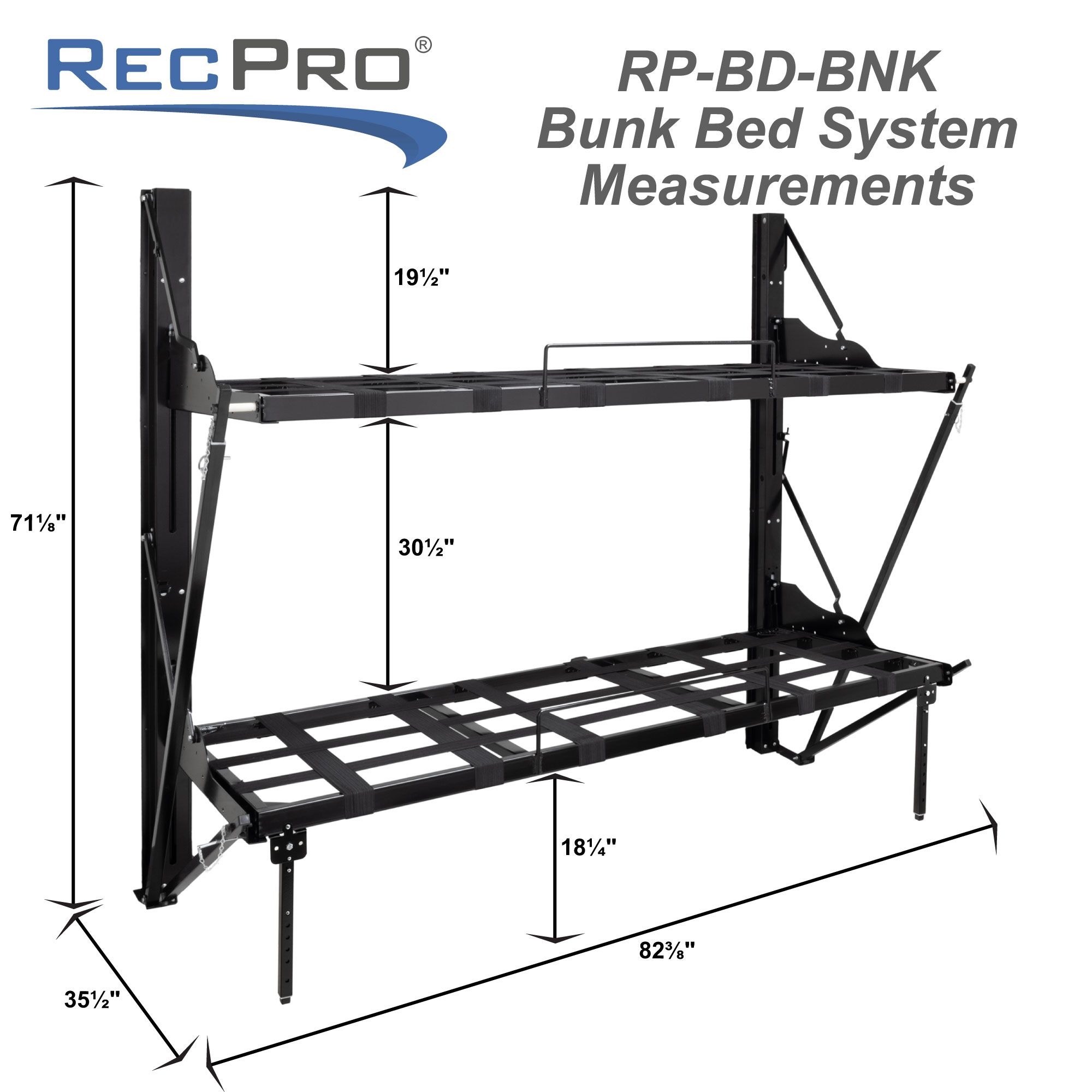 folding bunk bed cots