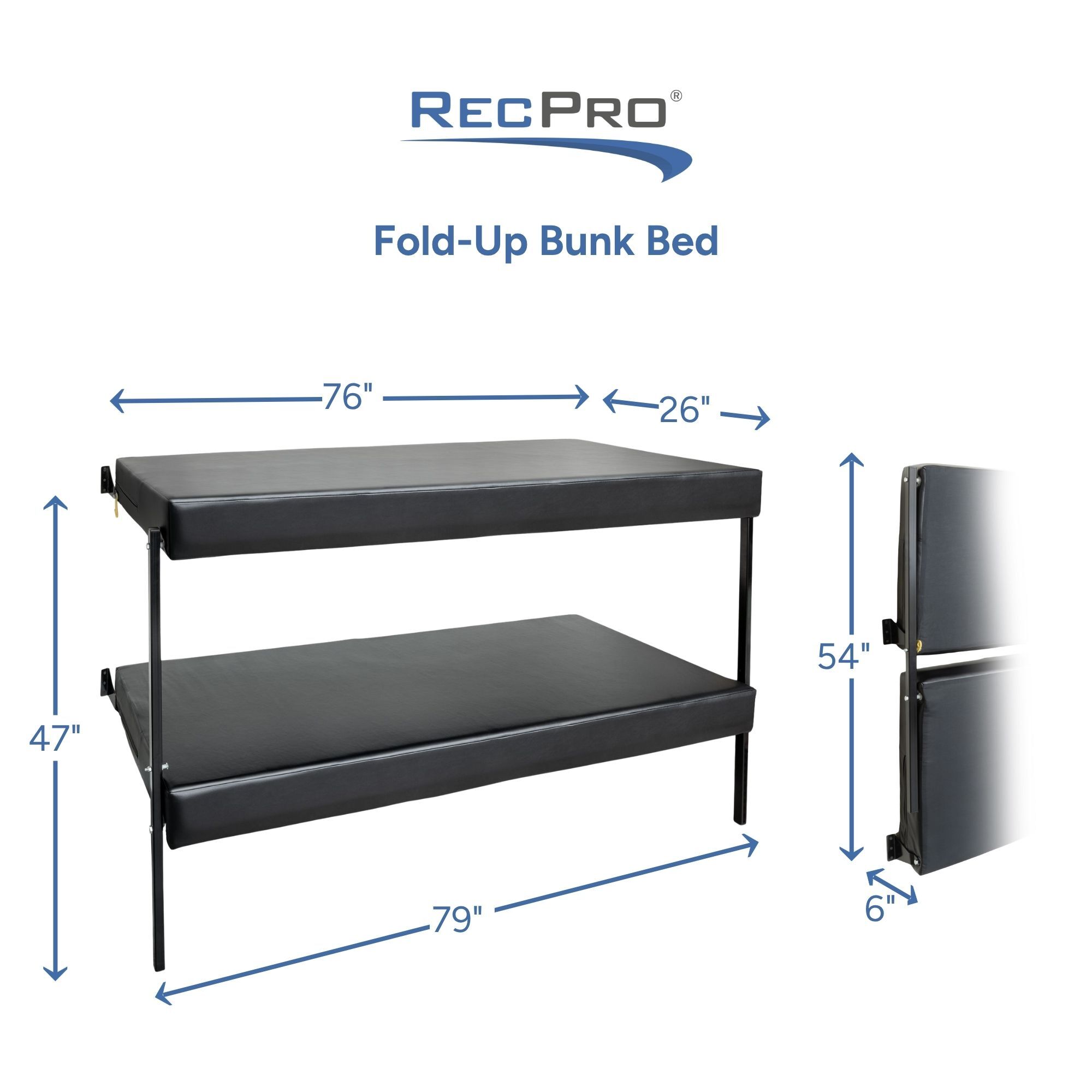 Fold-Up Bunk Bed Measurements Fold-Up Bunk Bed Measurements