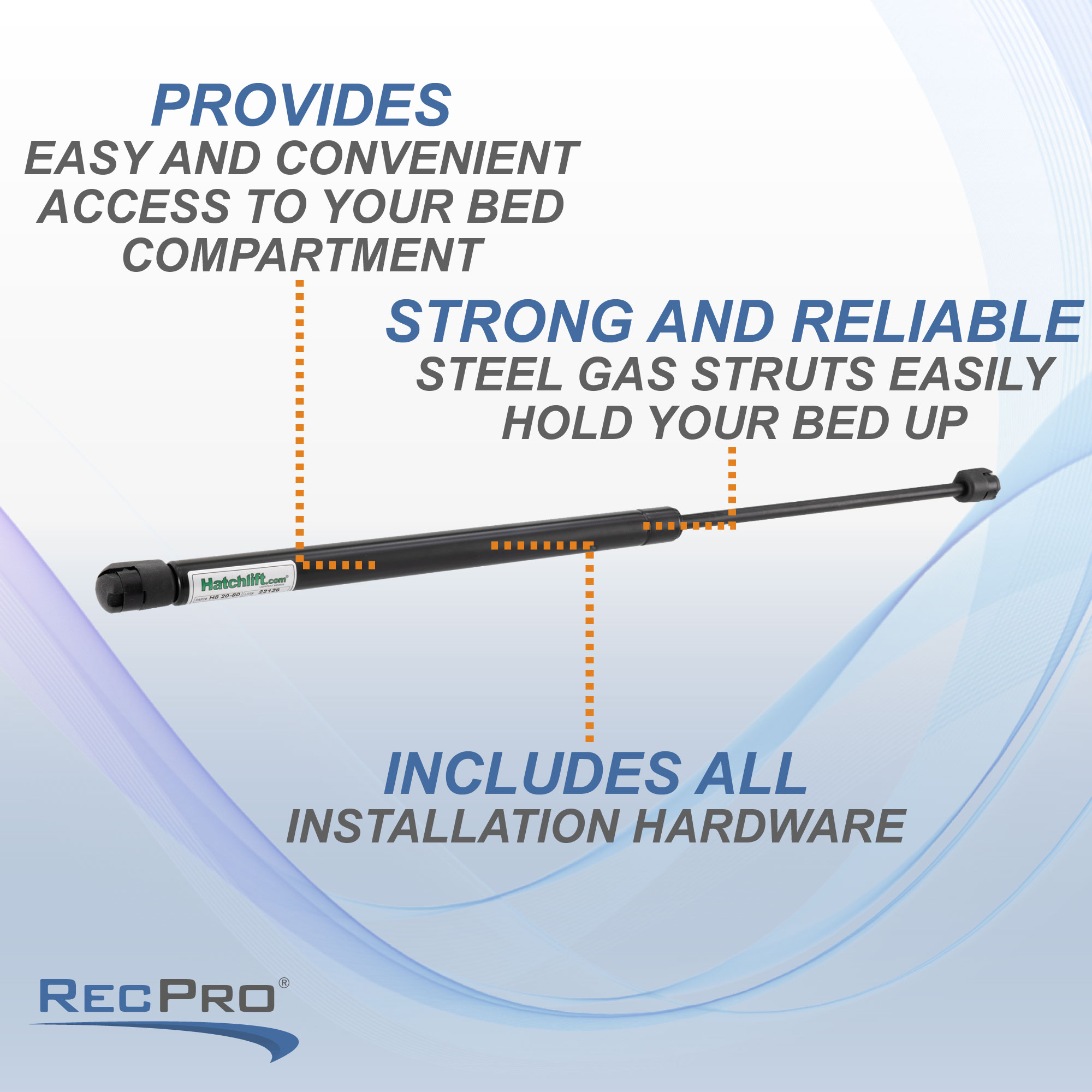 RV Bed Lift Kit Queen RecPro