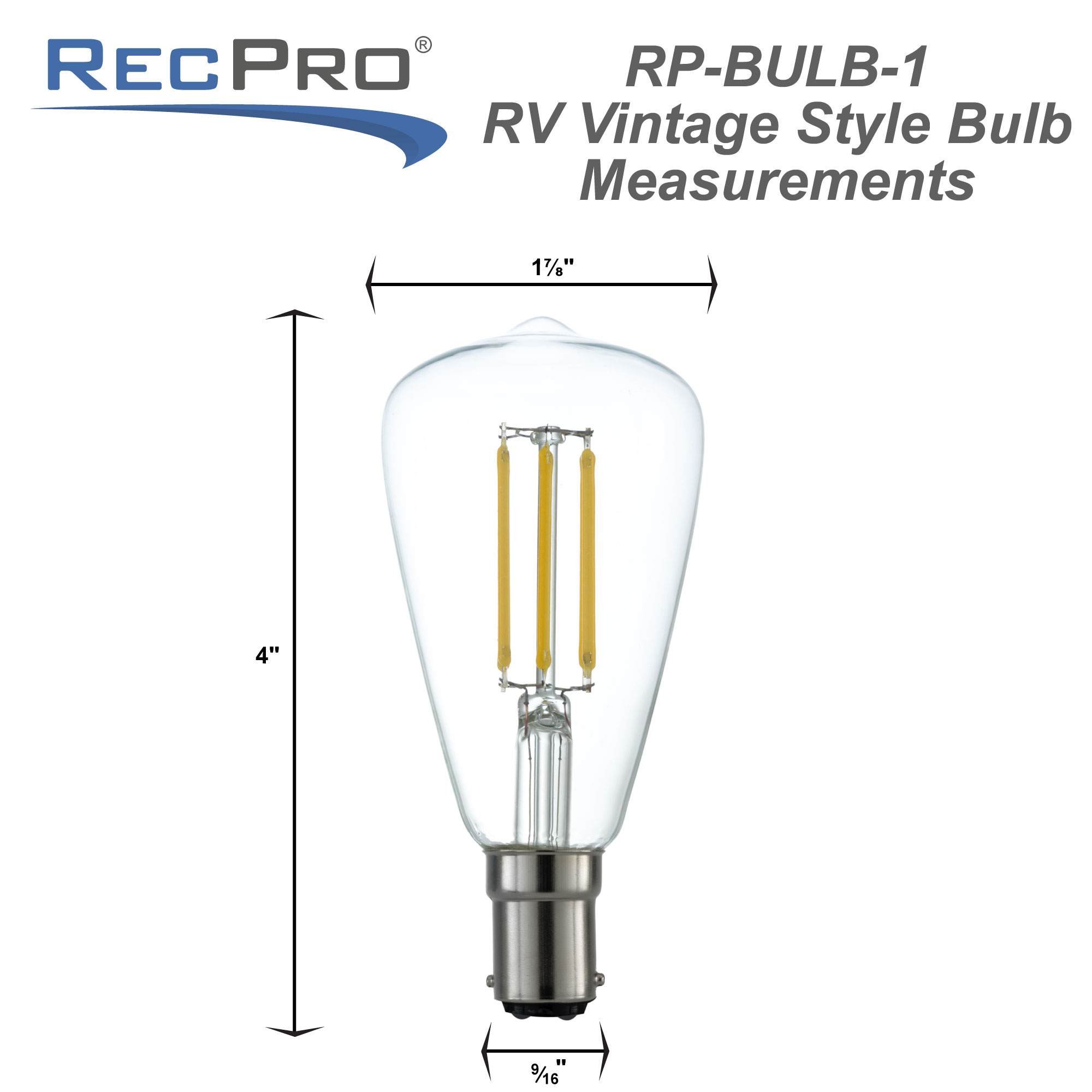 RetroEssence™ Battery Operated LED Vintage Light