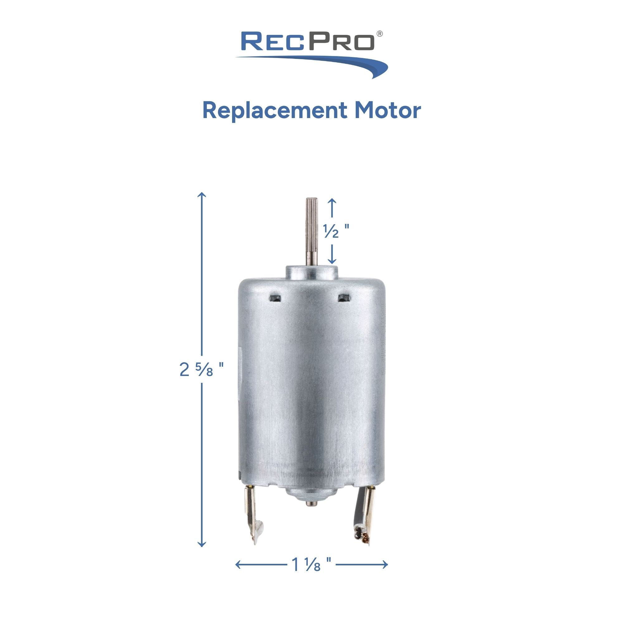 Replacement Motor Measurements Replacement Motor Measurements