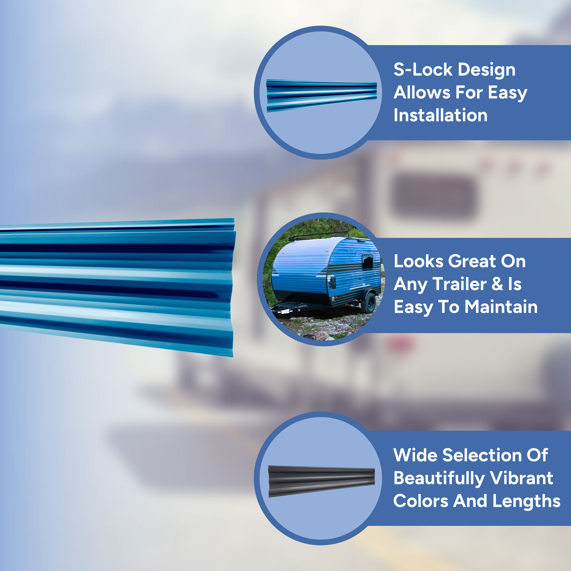 S-Lock Design, Easy to Maintain, Wide Selection